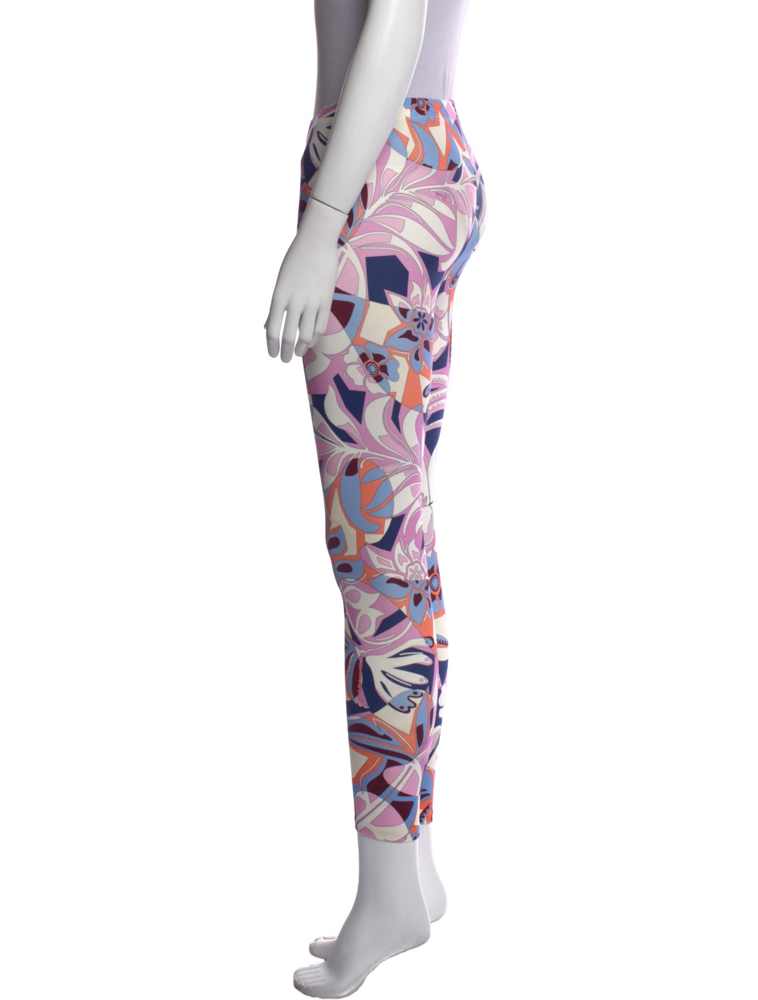 Emilio Pucci Printed Skinny Leg Pants