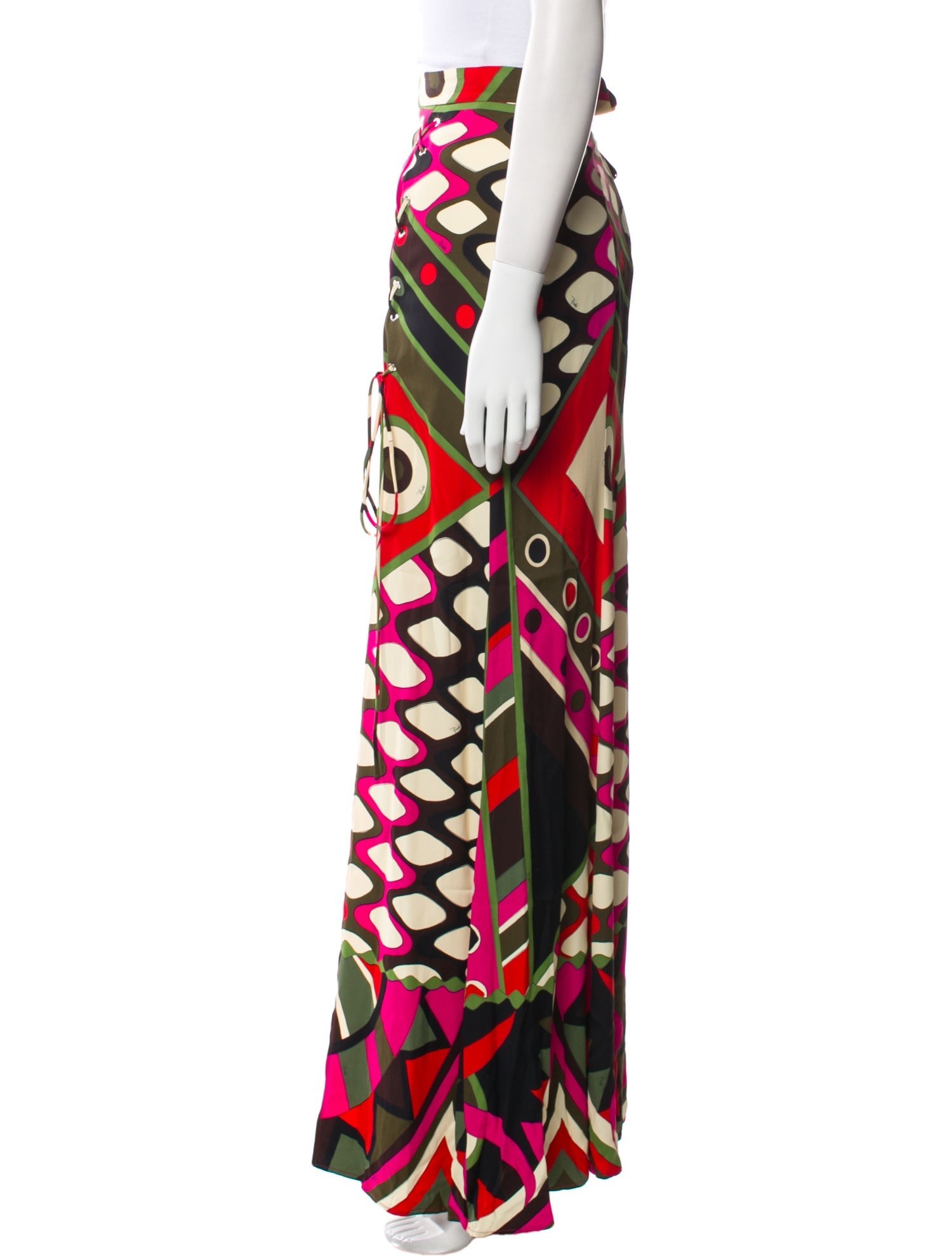 Emilio Pucci Printed Long Skirt