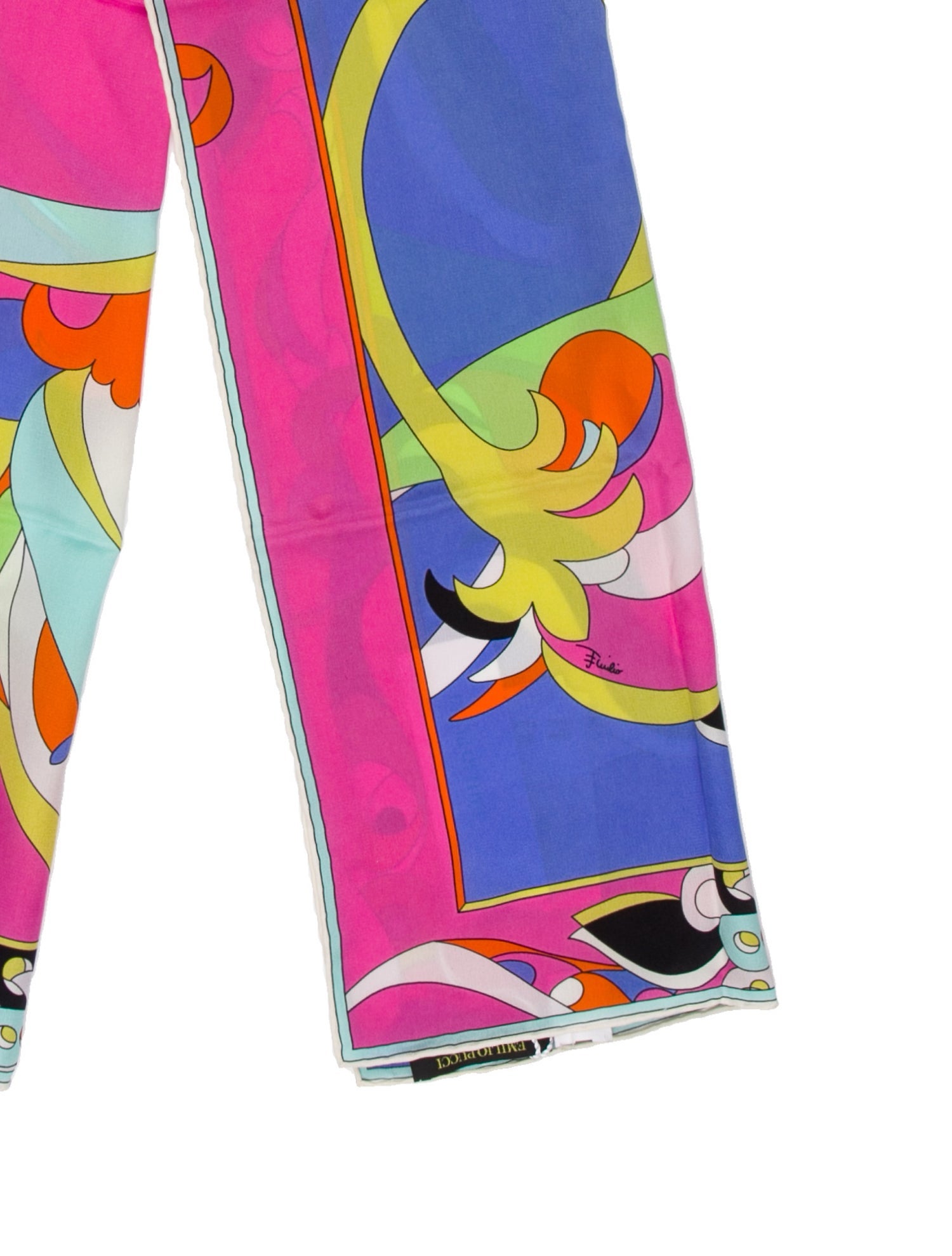 Emilio Pucci Silk Printed Scarf w/ Tags