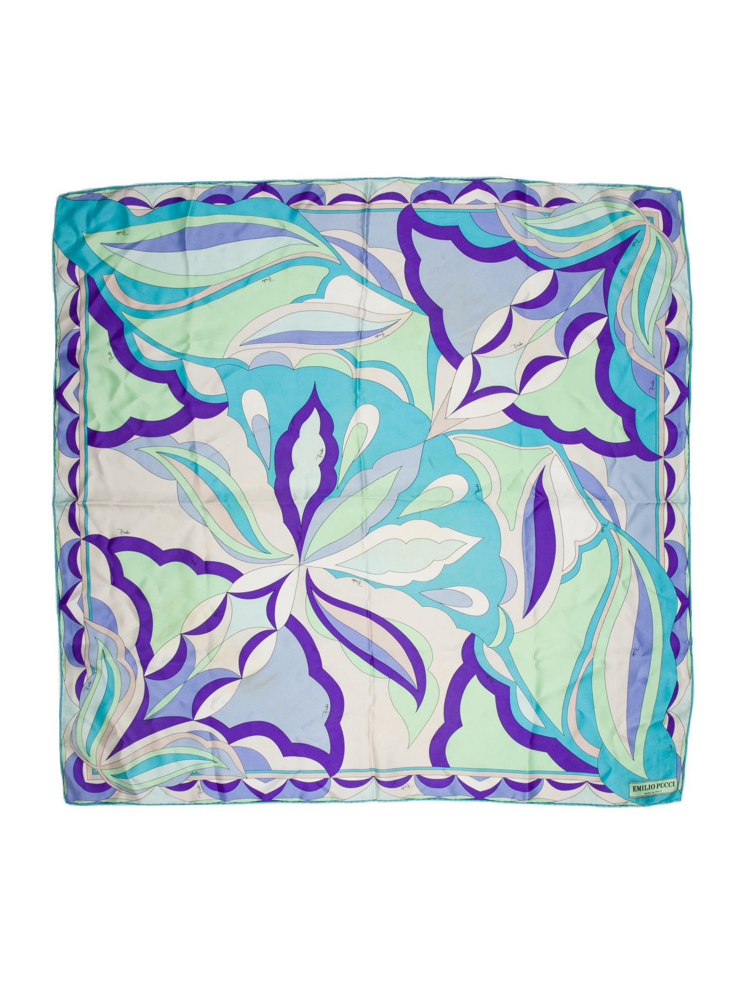 Emilio Pucci Silk Printed Scarf