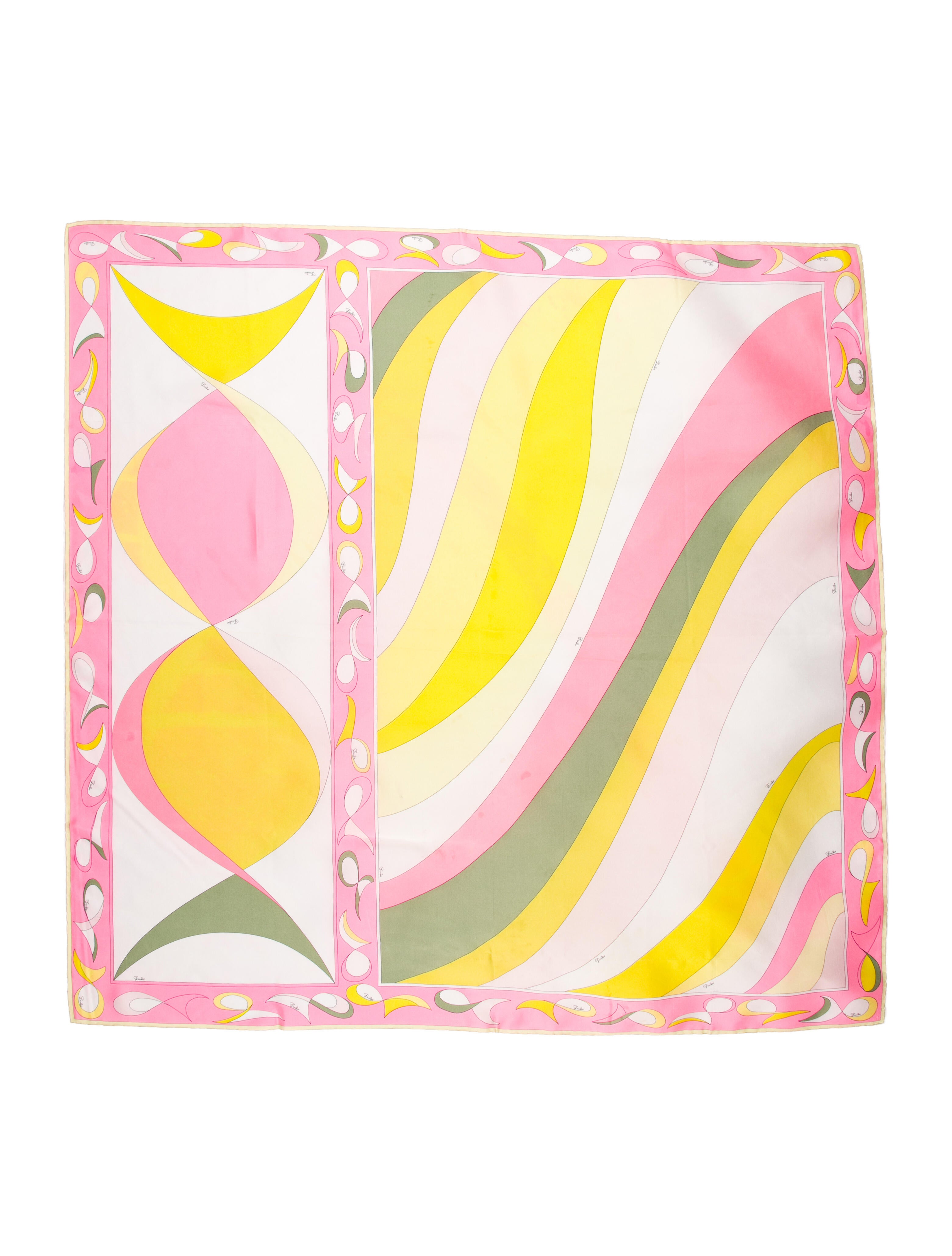Emilio Pucci Silk Printed Scarf