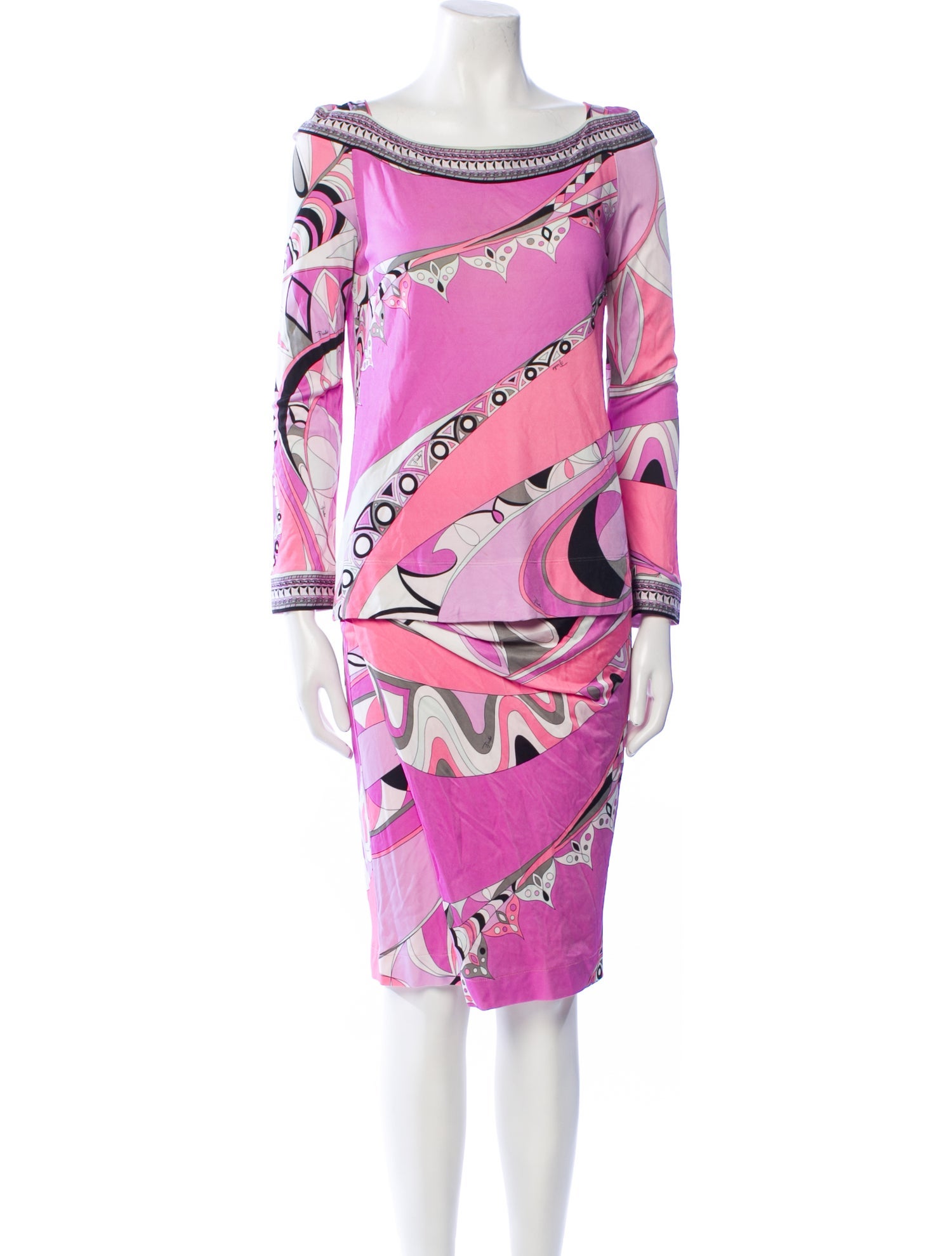 Emilio Pucci Printed Skirt Set
