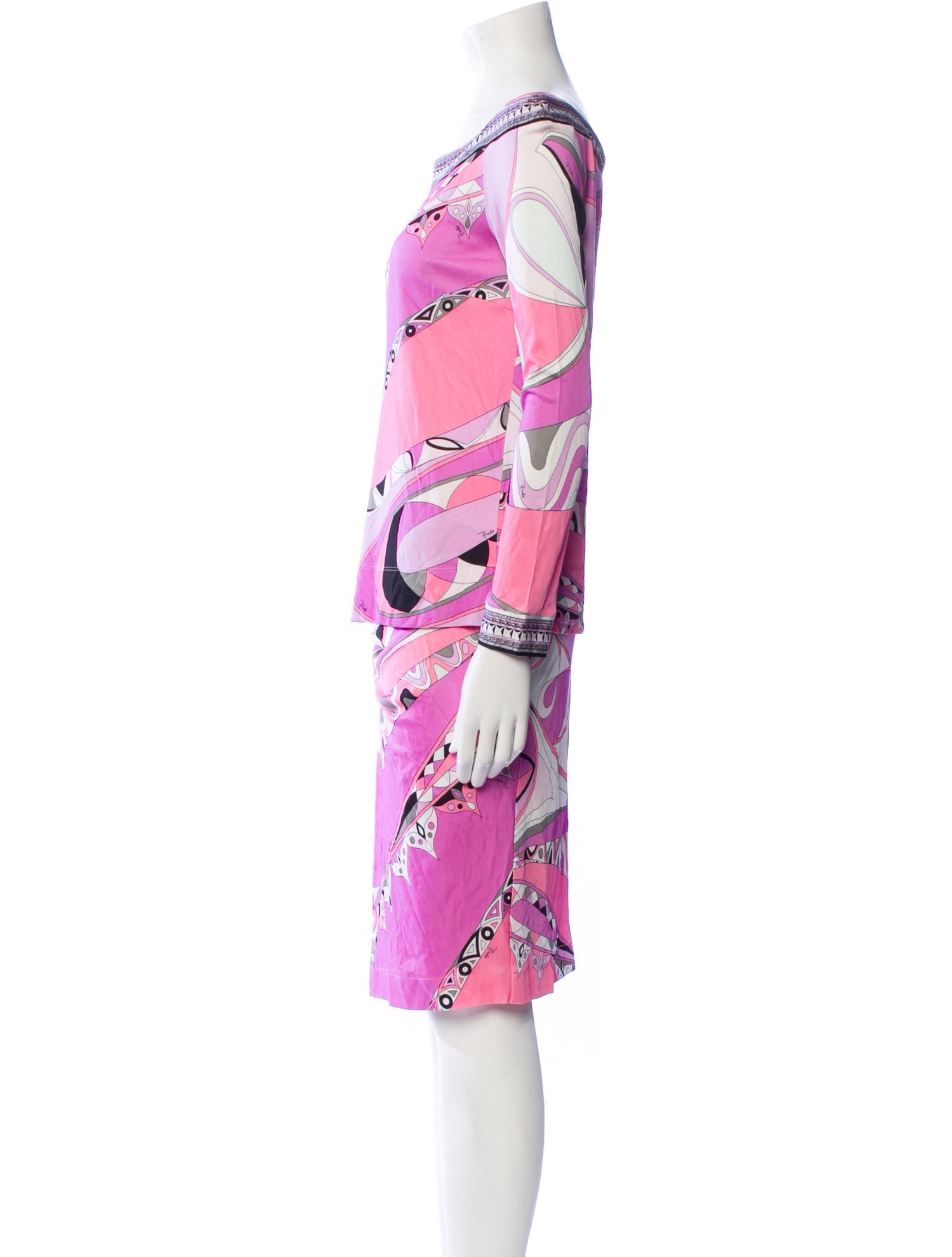 Emilio Pucci Printed Skirt Set