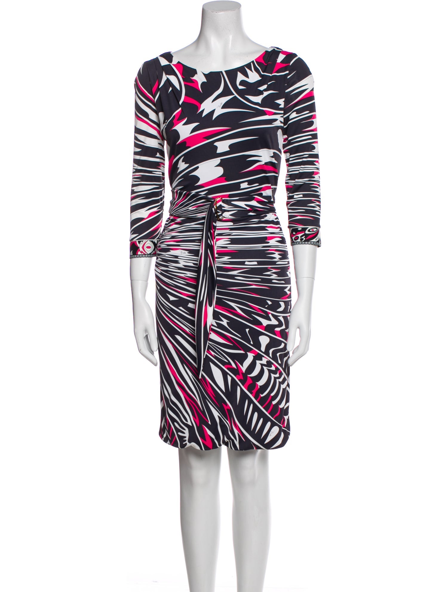 Emilio Pucci Printed Knee-Length Dress