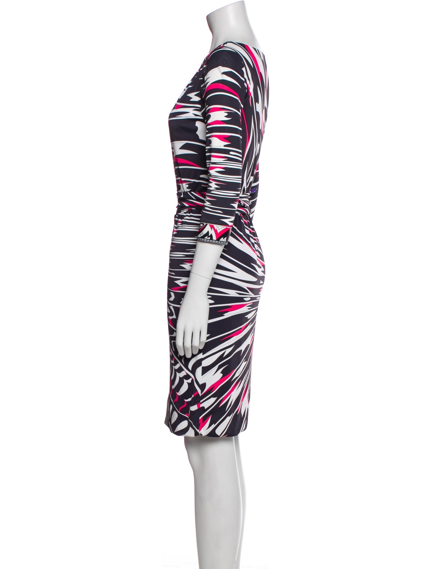 Emilio Pucci Printed Knee-Length Dress