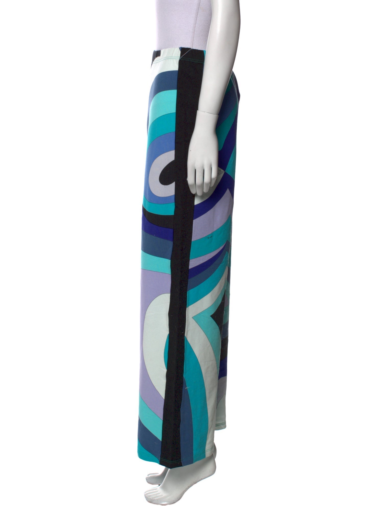 Emilio Pucci Printed Wide Leg Pants