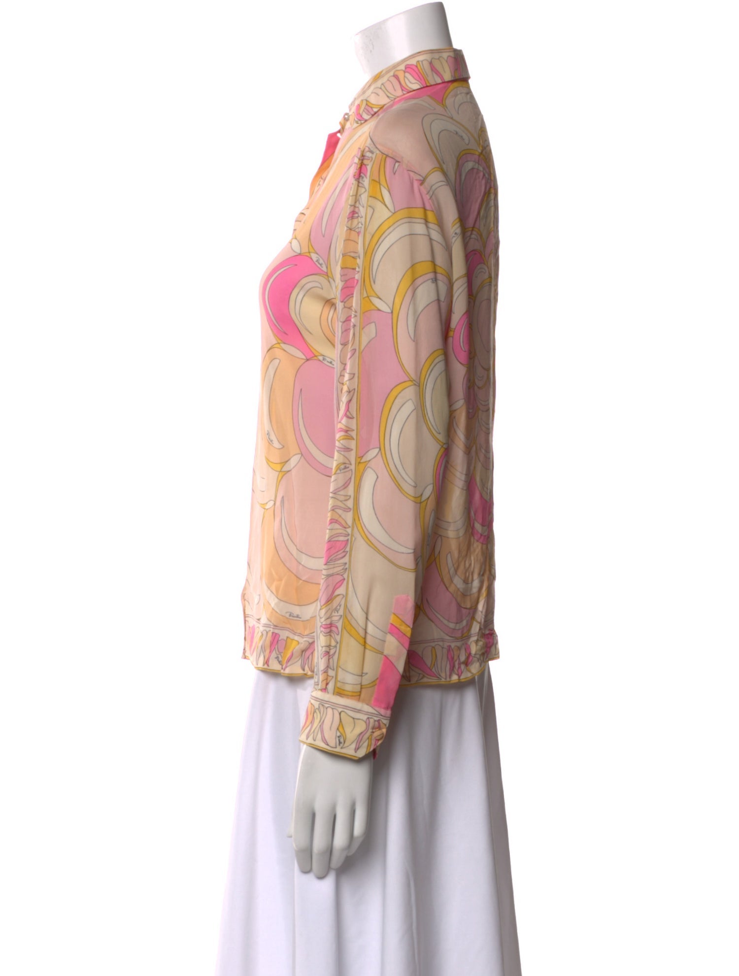 Emilio Pucci Vintage 1960's Button-Up Top