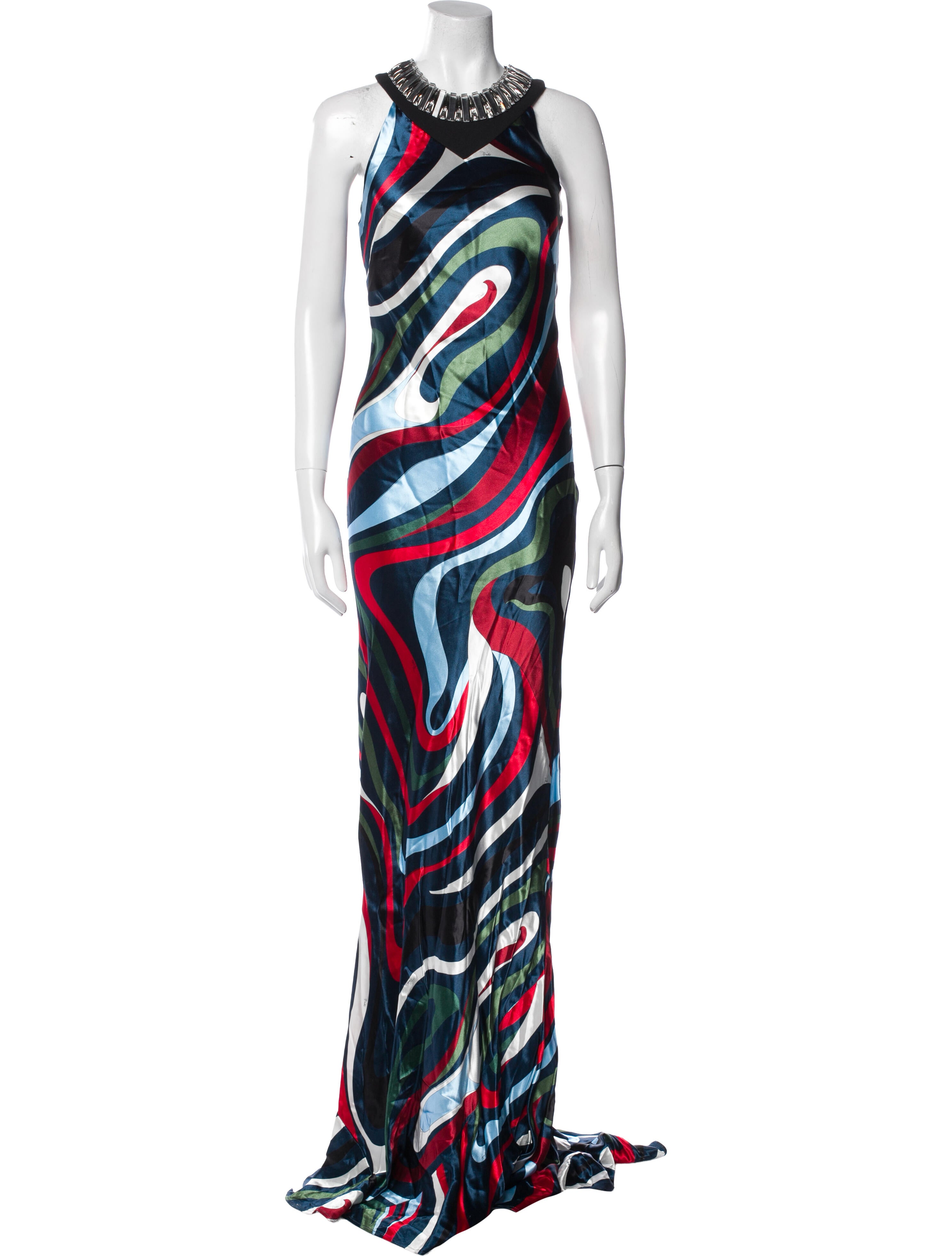 Emilio Pucci Printed Long Dress w/ Tags