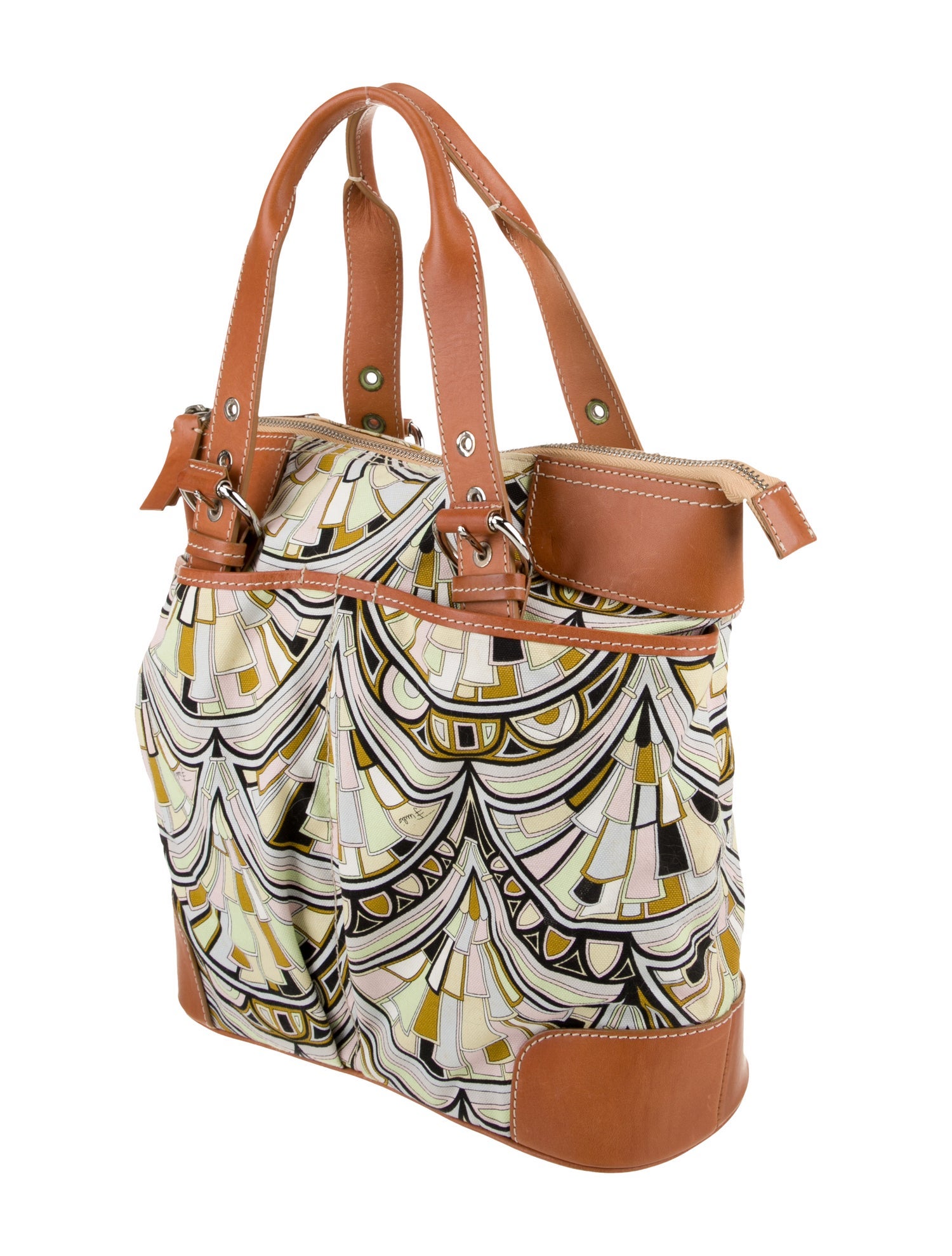 Emilio Pucci Leather Backpack