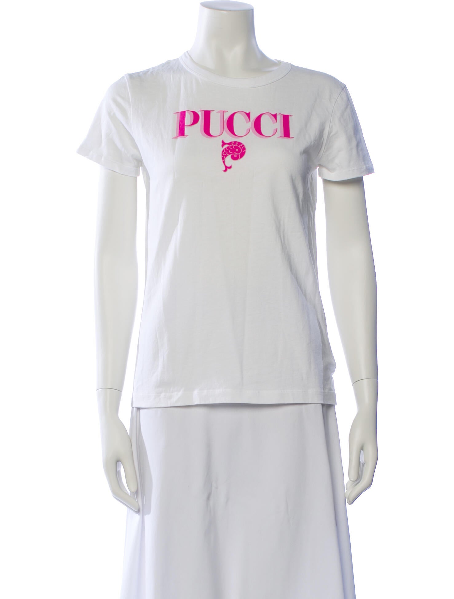 Emilio Pucci Graphic Print Crew Neck T-Shirt w/ Tags