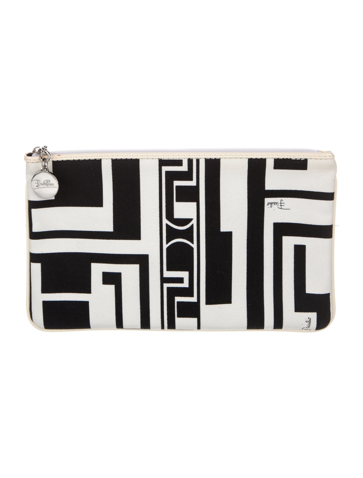 Emilio Pucci Canvas Cosmetic Bag