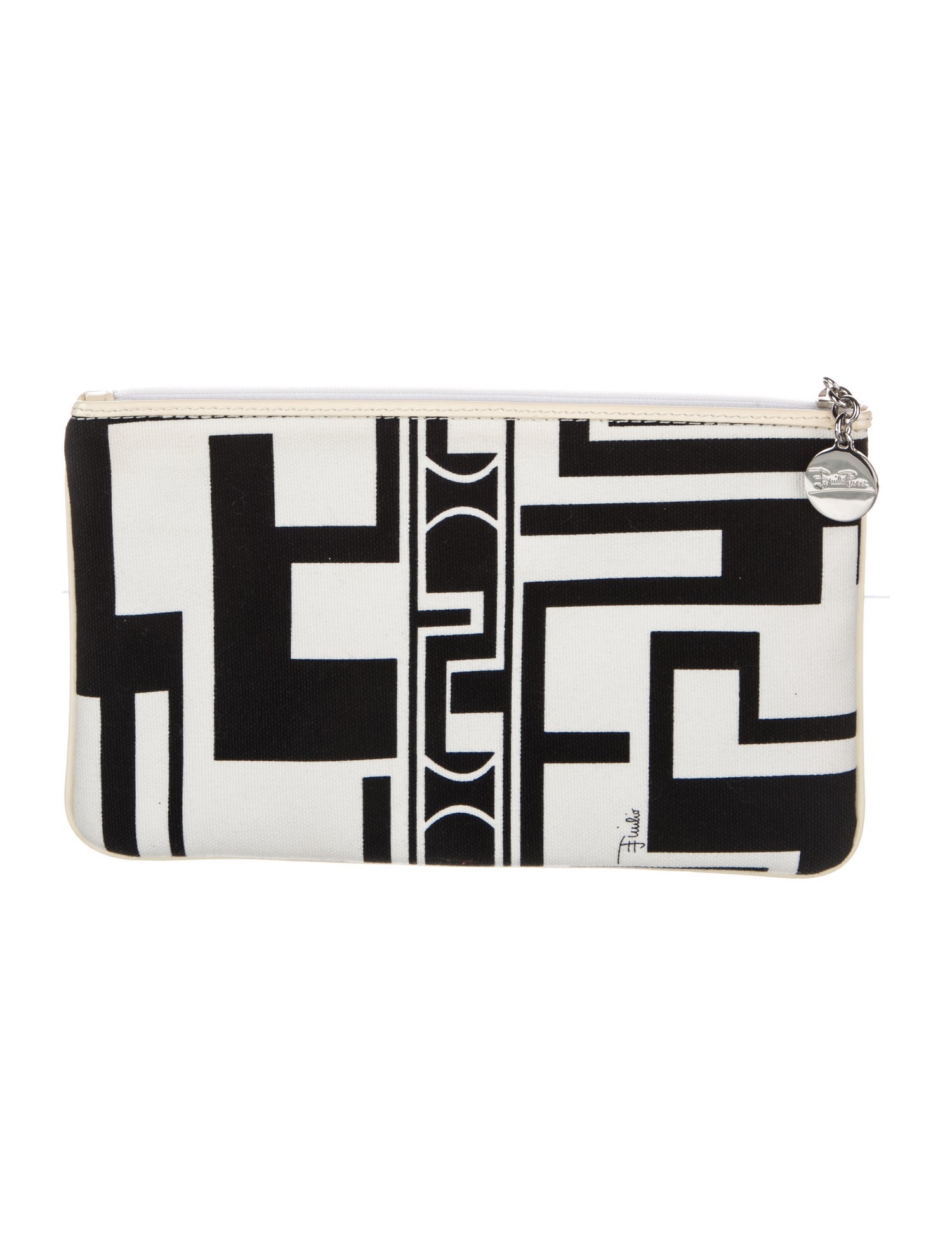 Emilio Pucci Canvas Cosmetic Bag