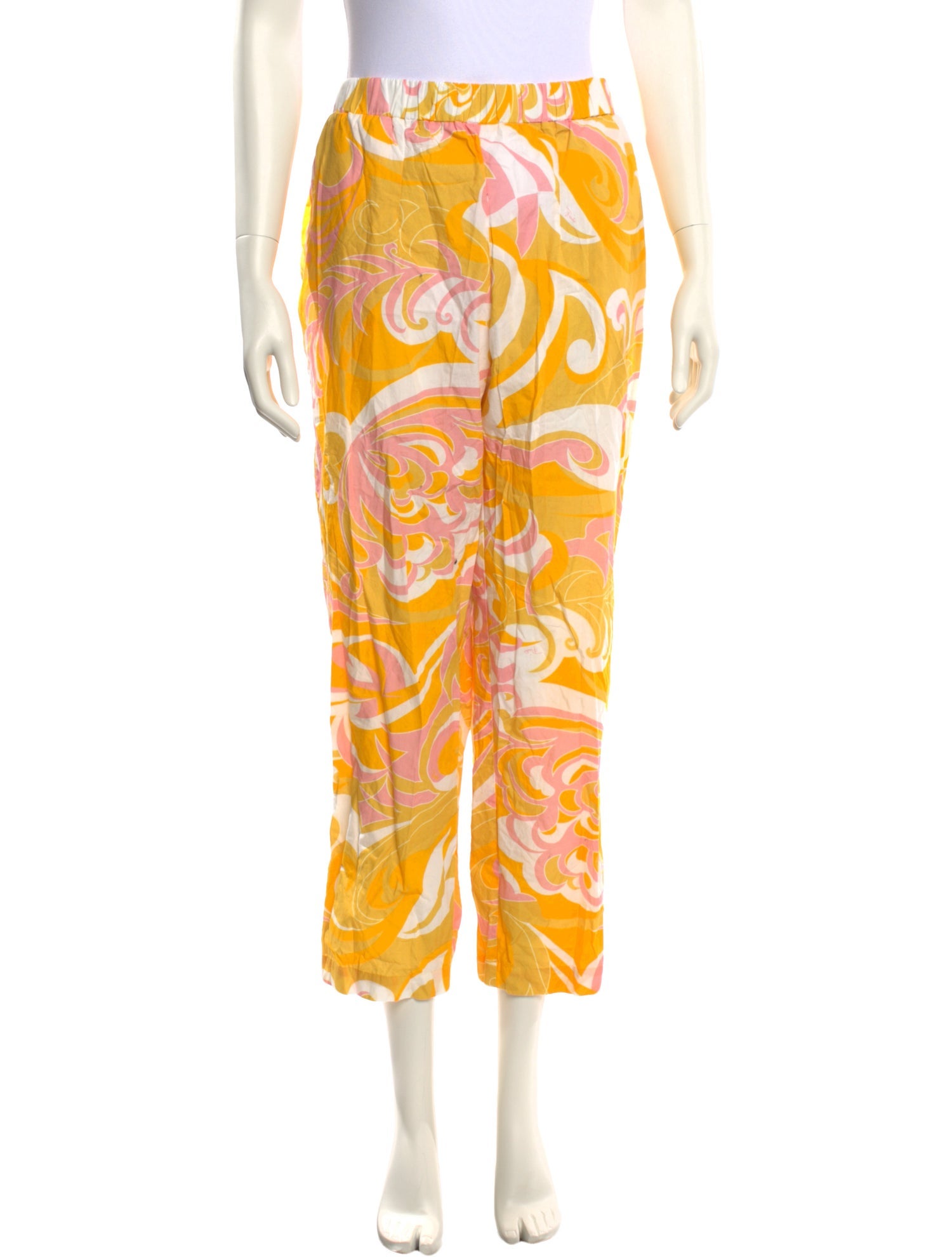 Emilio Pucci Printed Straight Leg Pants