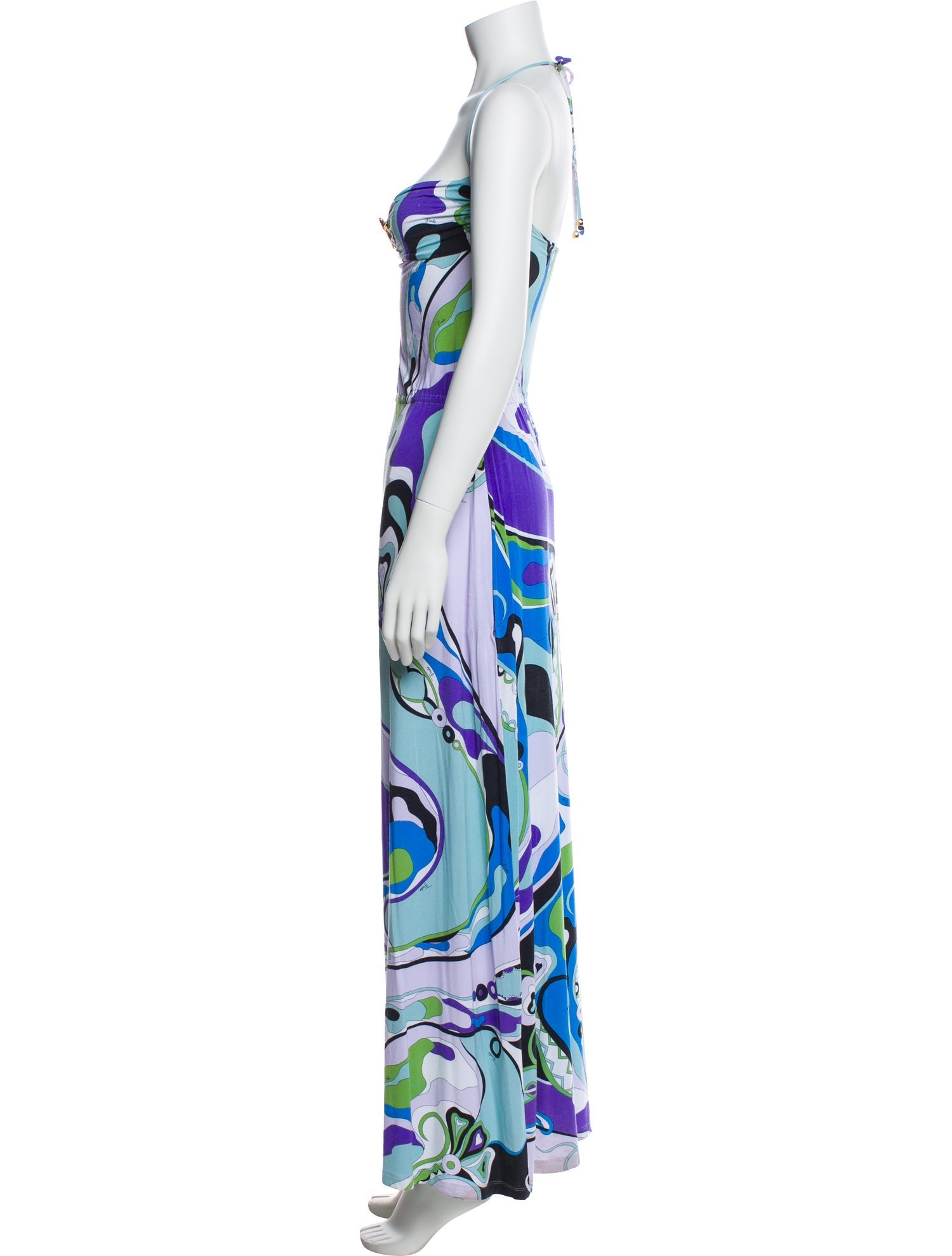 Emilio Pucci Printed Long Dress
