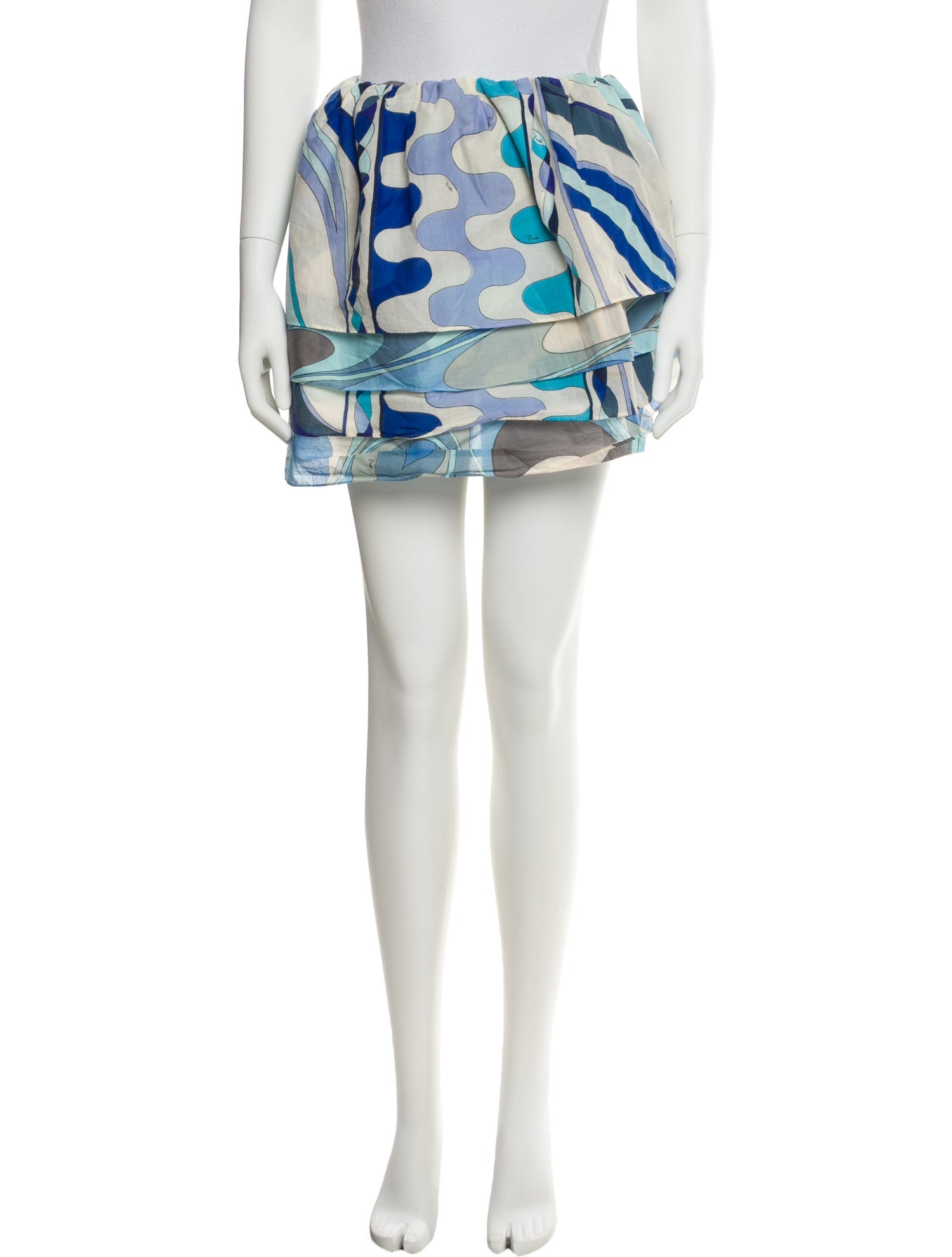Emilio Pucci Printed Mini Skirt