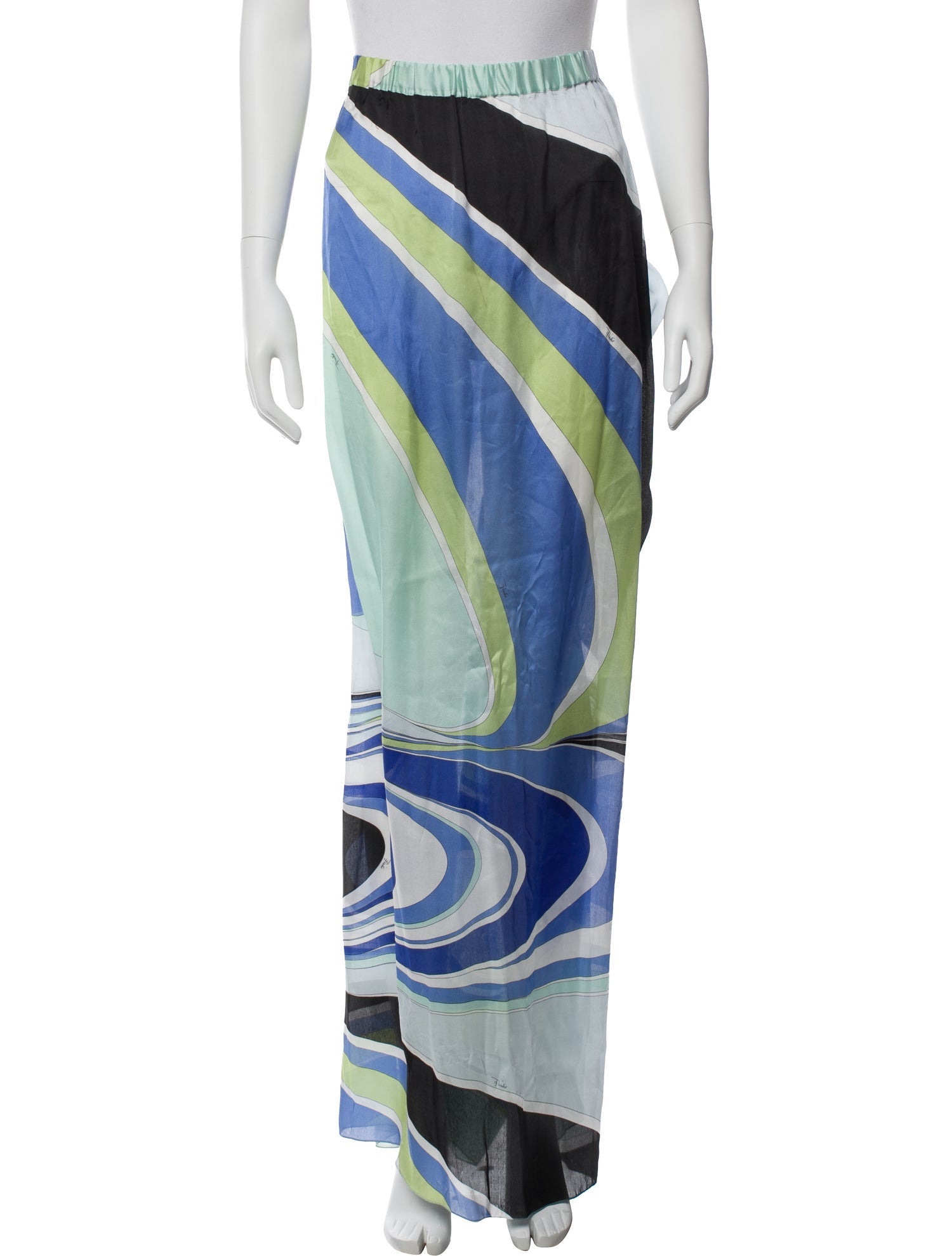 Emilio Pucci Silk Long Skirt