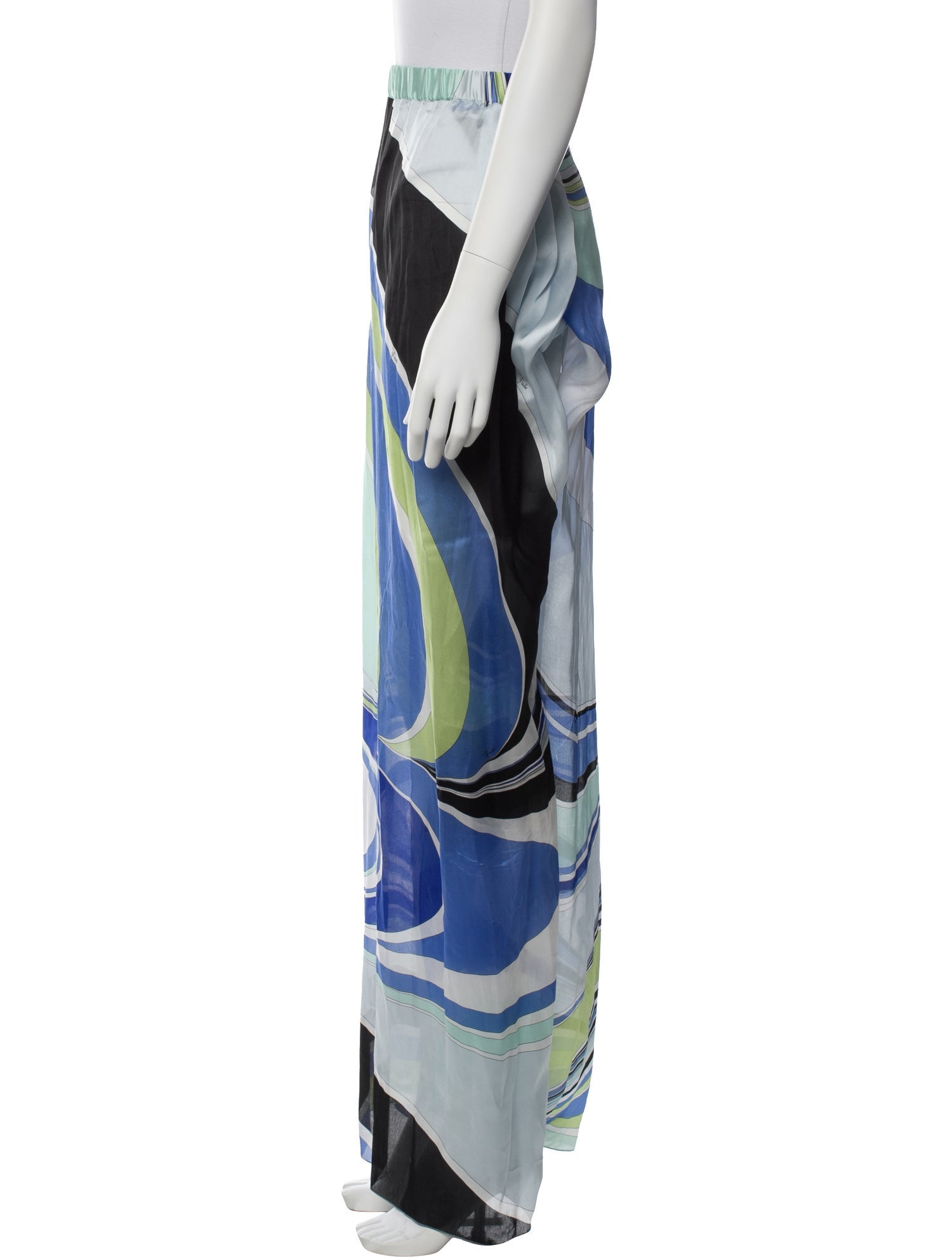 Emilio Pucci Silk Long Skirt
