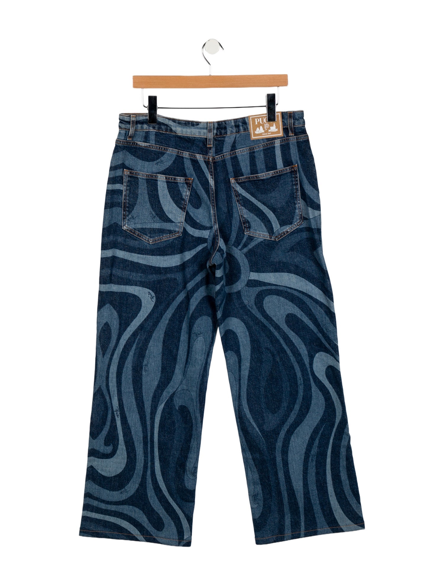 Emilio Pucci High-Rise Wide Leg Jeans