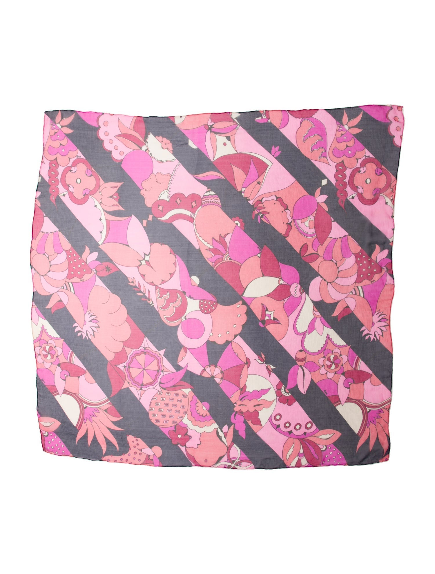 Emilio Pucci Silk Printed Scarf