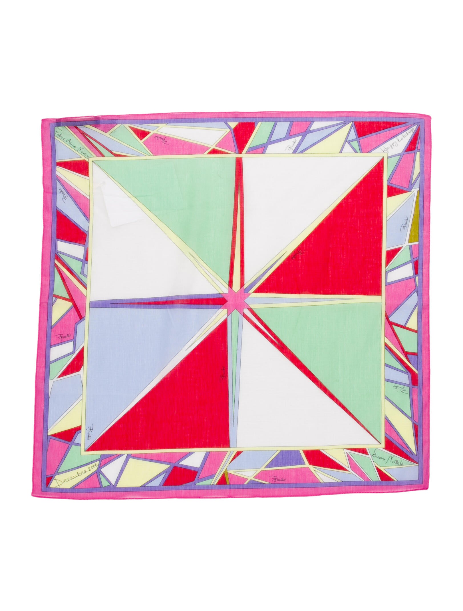 Emilio Pucci Printed Scarf w/ Tags