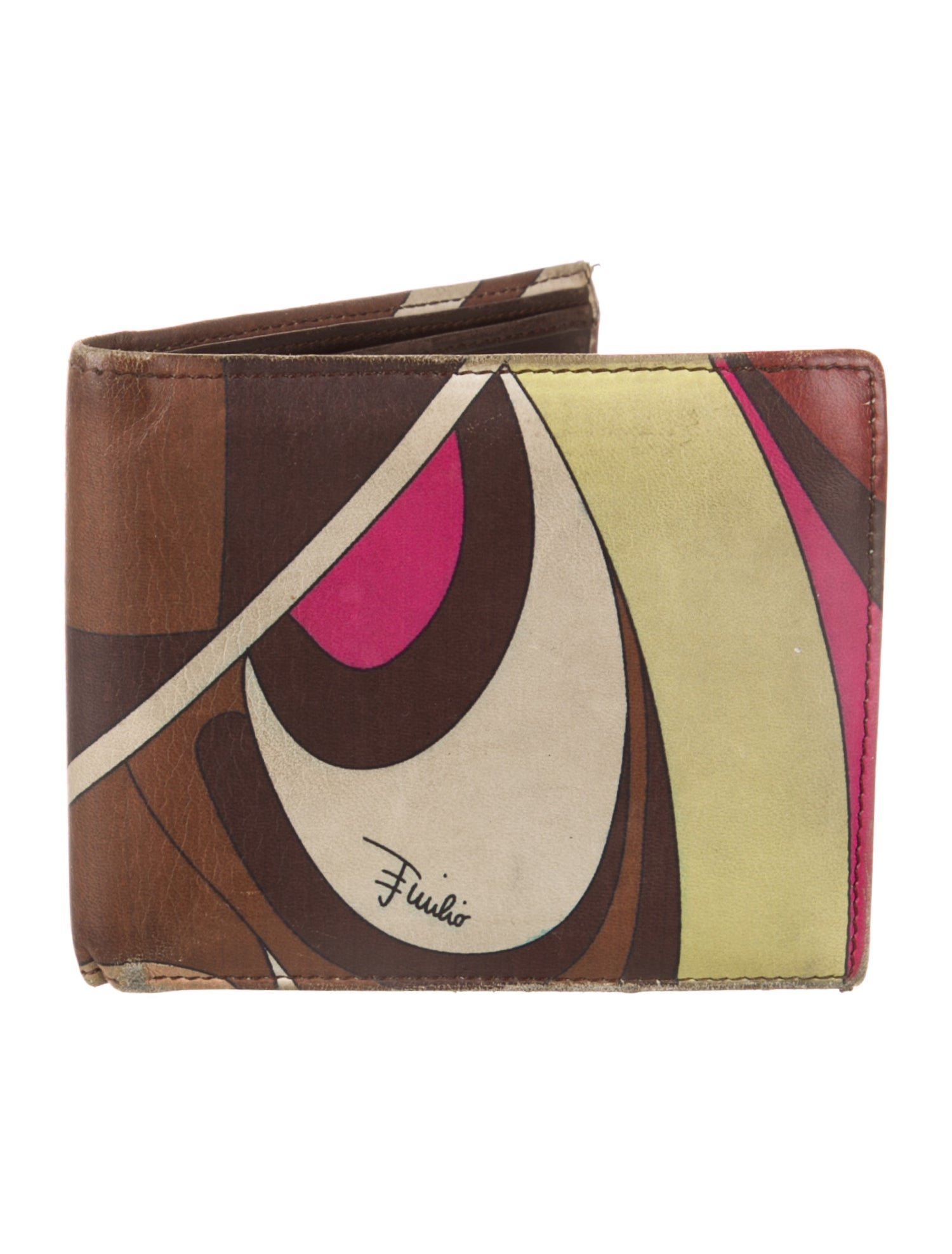 EMILIO PUCCI ポーチ(お札入れ、ケース) Emilio Pucci Printed Passport Holder - Blue Travel, Accessories