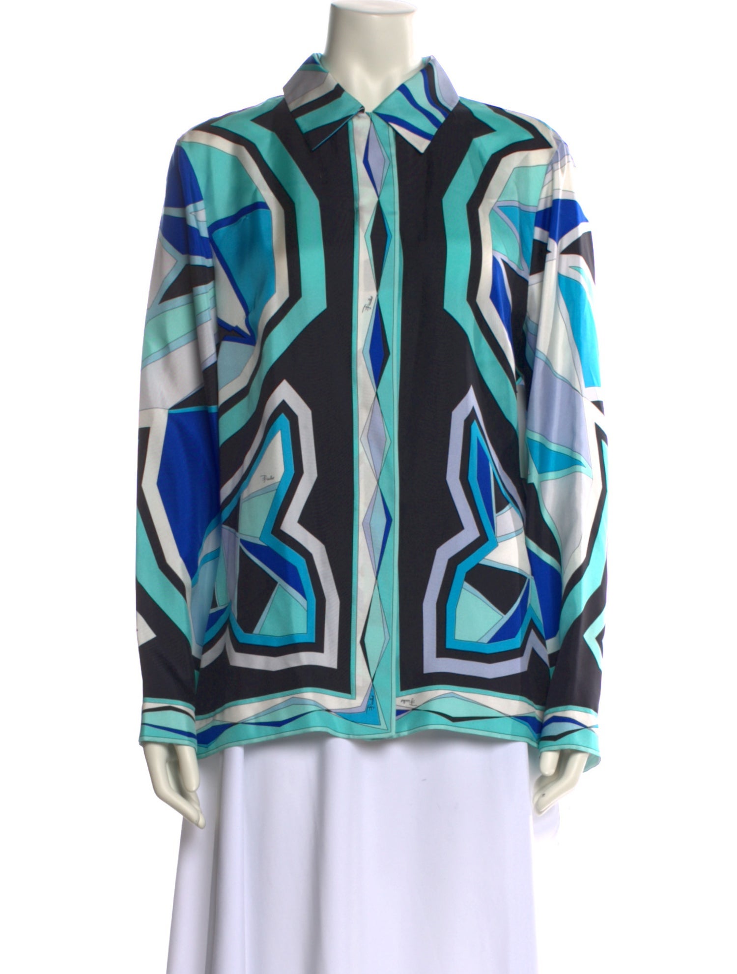 Emilio Pucci Vintage 2000's Button-Up Top