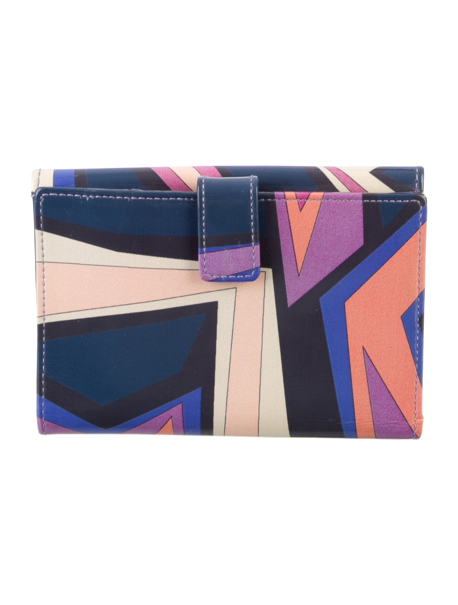 Emilio Pucci Patent Leather Printed Coin Pouch