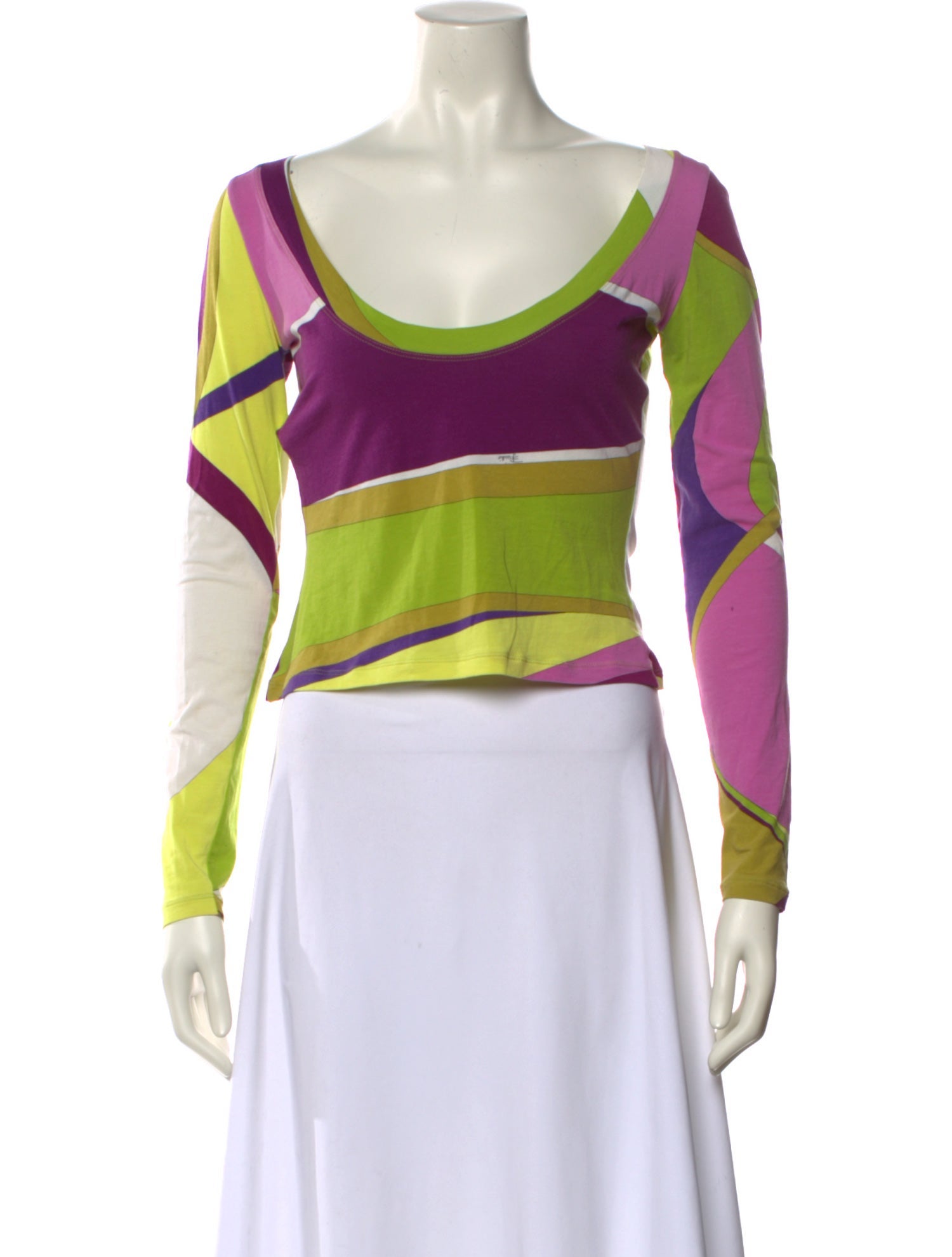 Emilio Pucci Vintage 1990's Crop Top