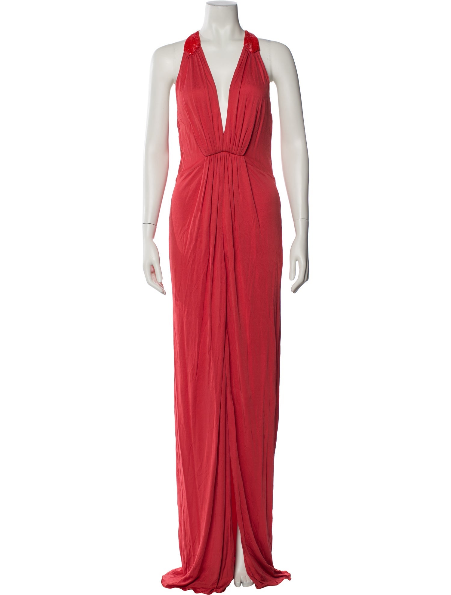 Emilio Pucci V-Neck Long Dress