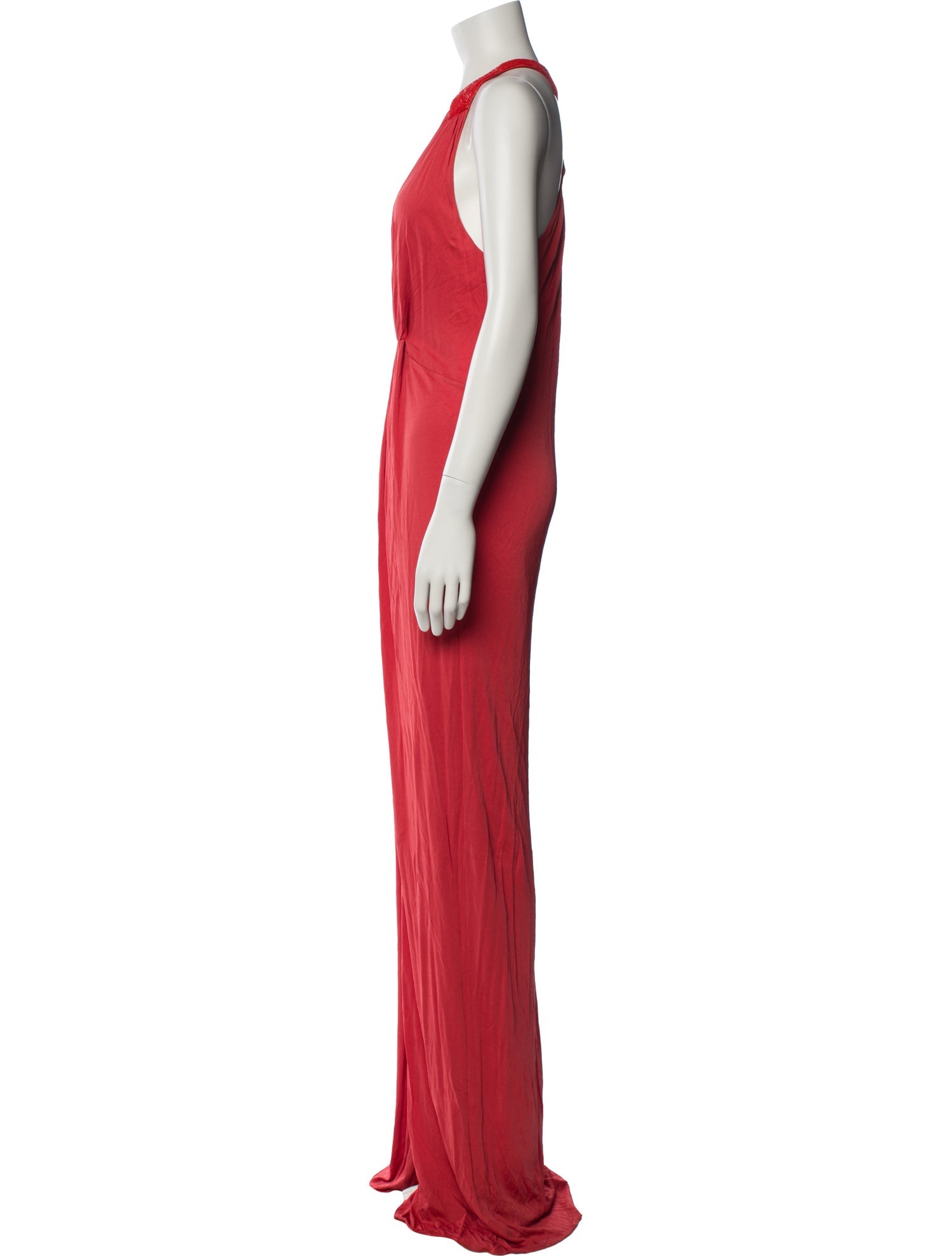 Emilio Pucci V-Neck Long Dress