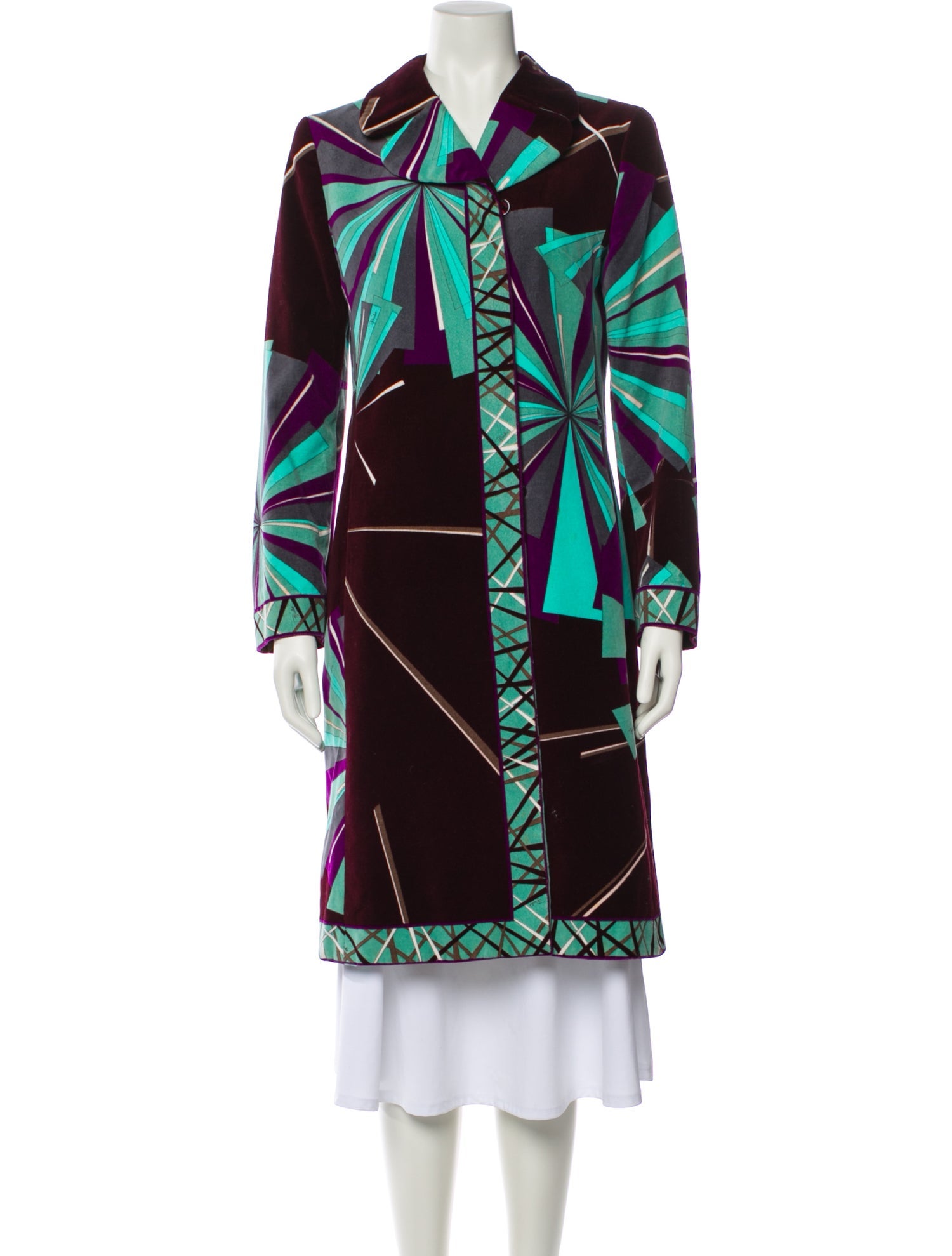Emilio Pucci Vintage 1990's Trench Coat