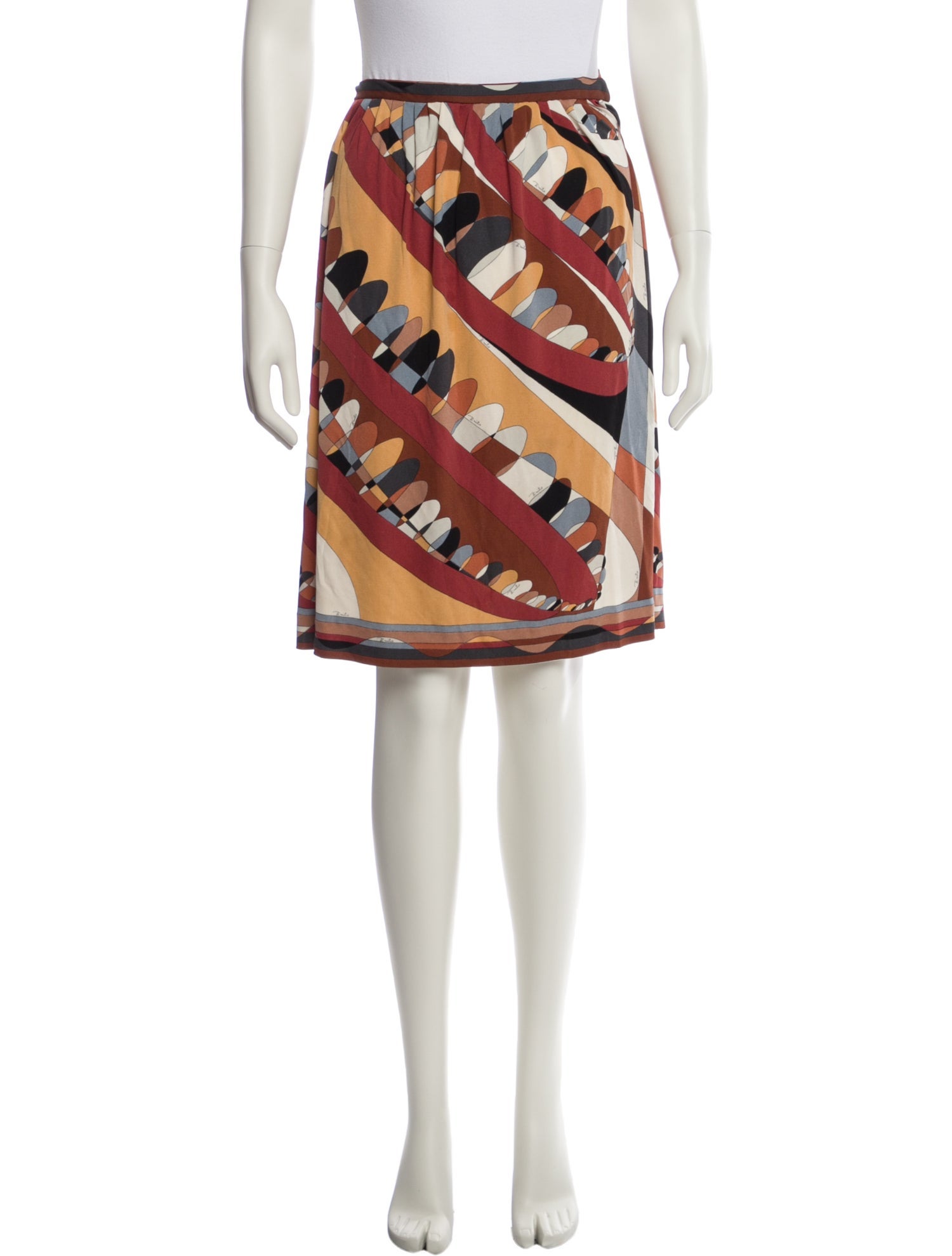 Emilio Pucci Vintage Knee-Length Skirt
