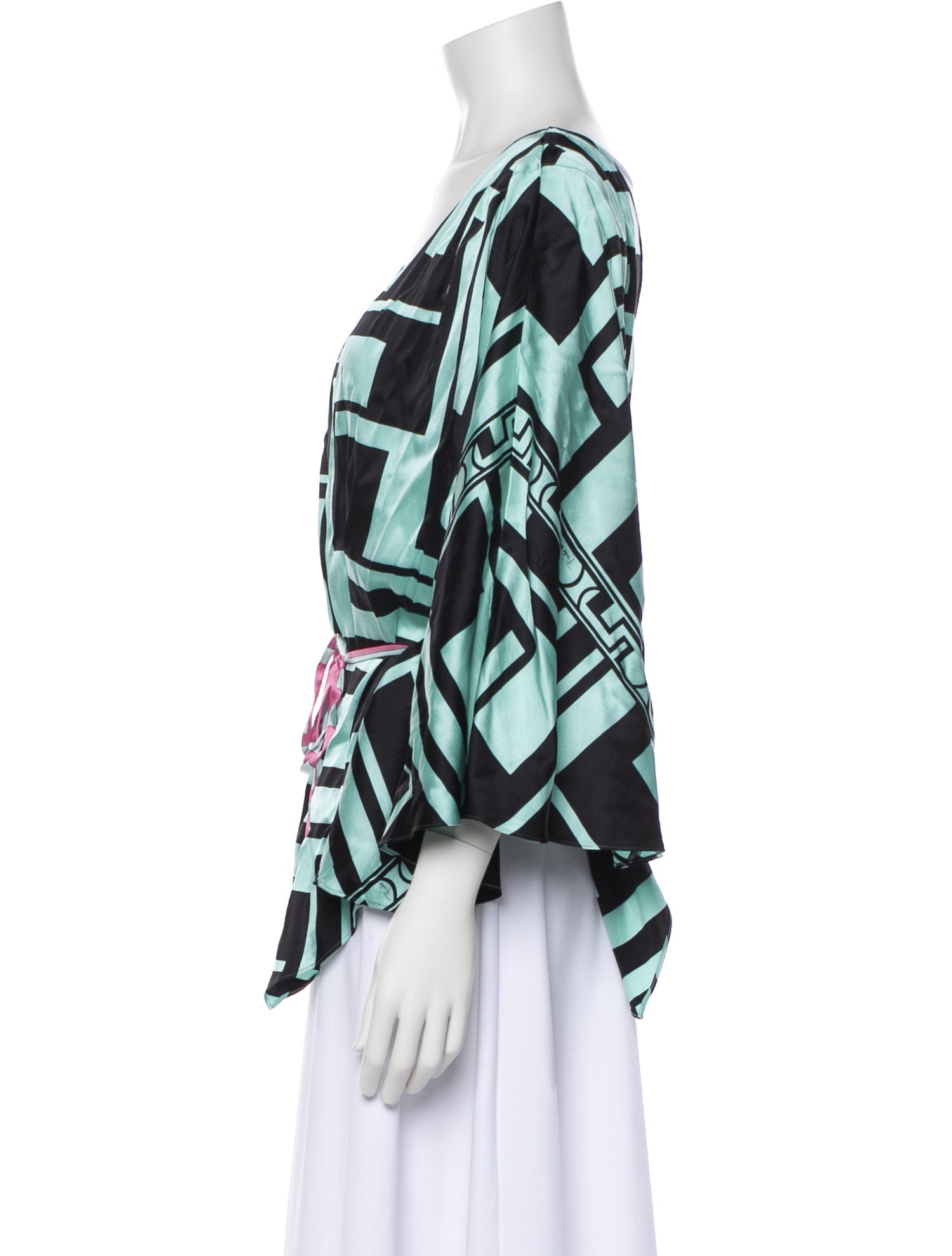 Emilio Pucci Silk Printed Shawl