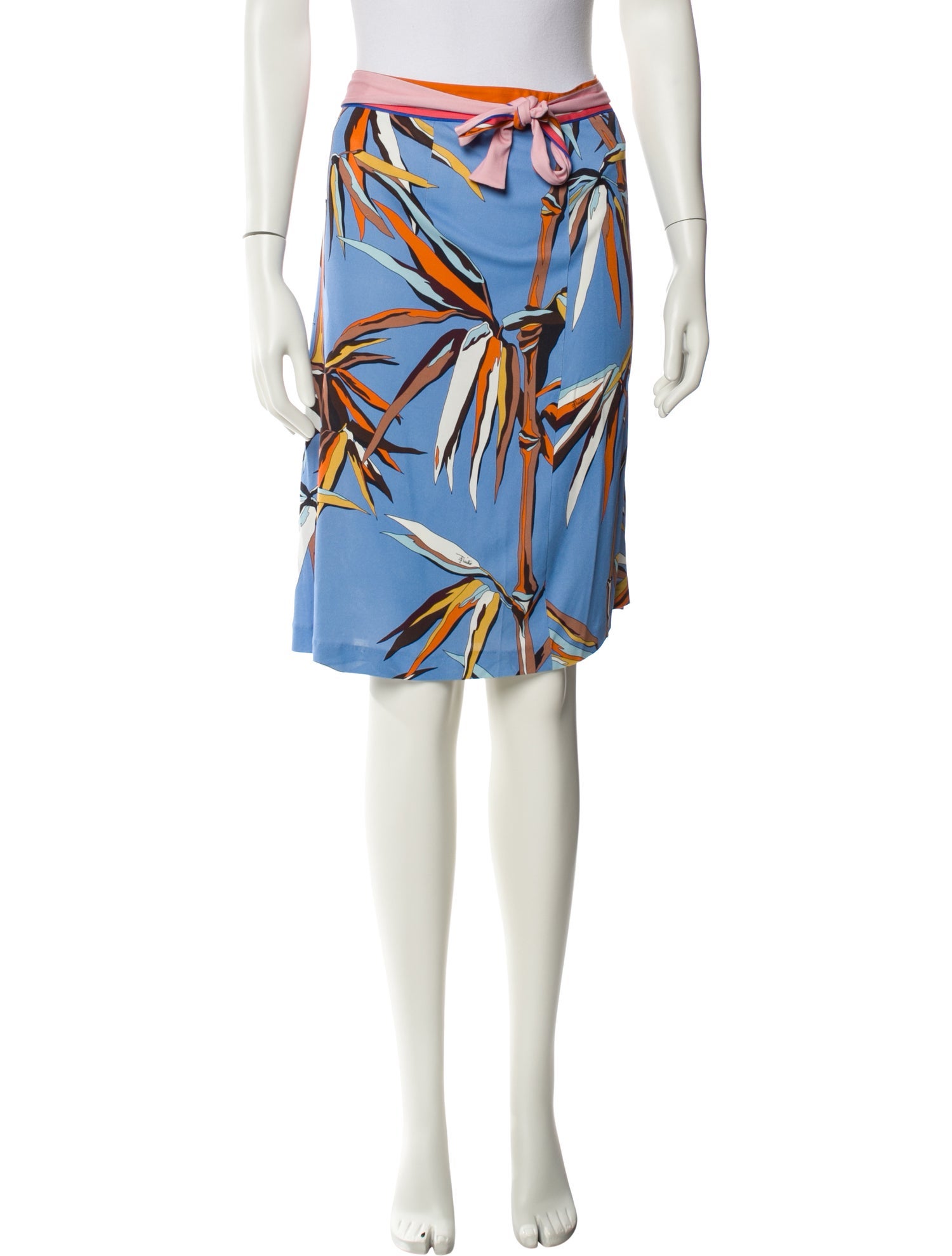 Emilio Pucci Printed Knee-Length Skirt