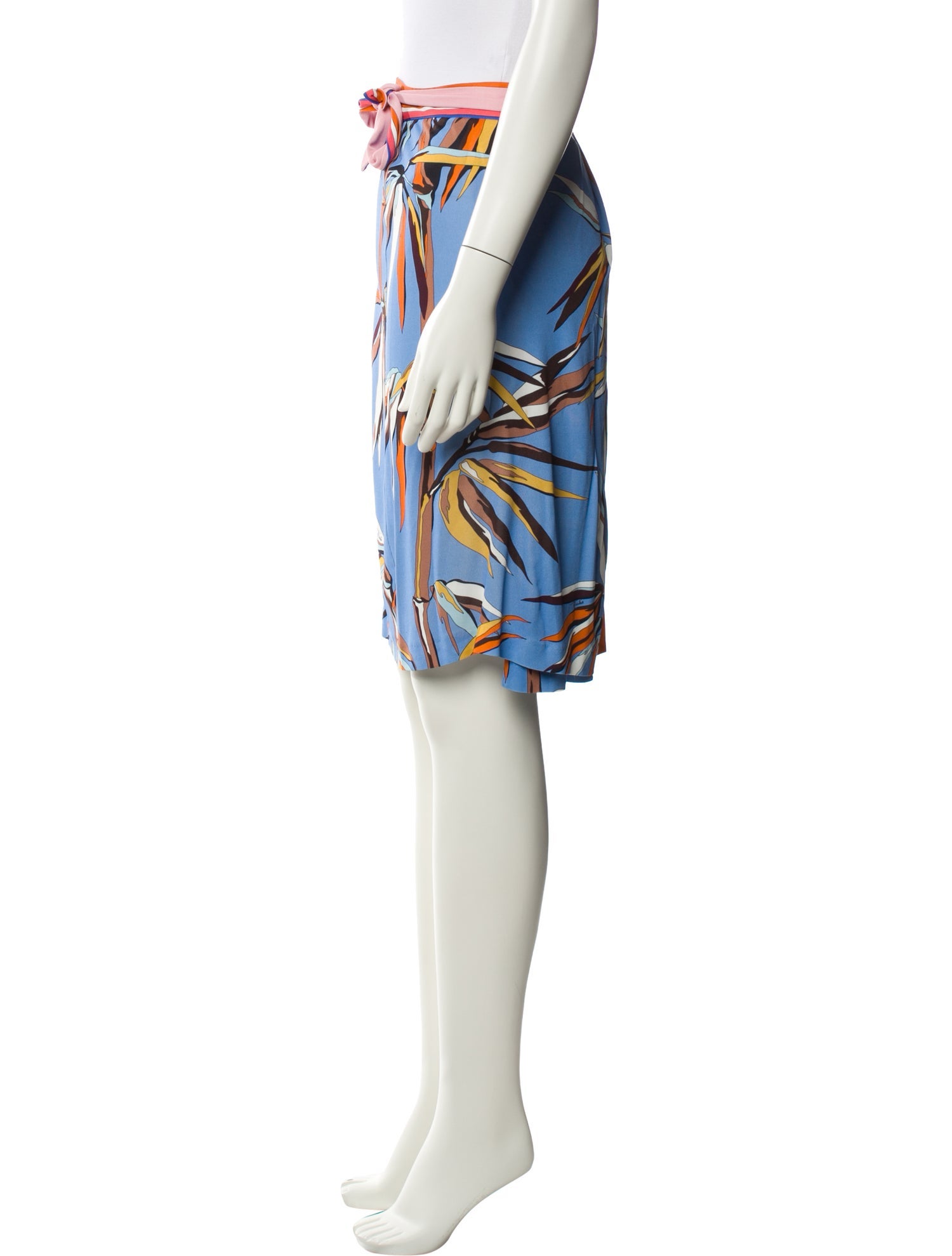 Emilio Pucci Printed Knee-Length Skirt