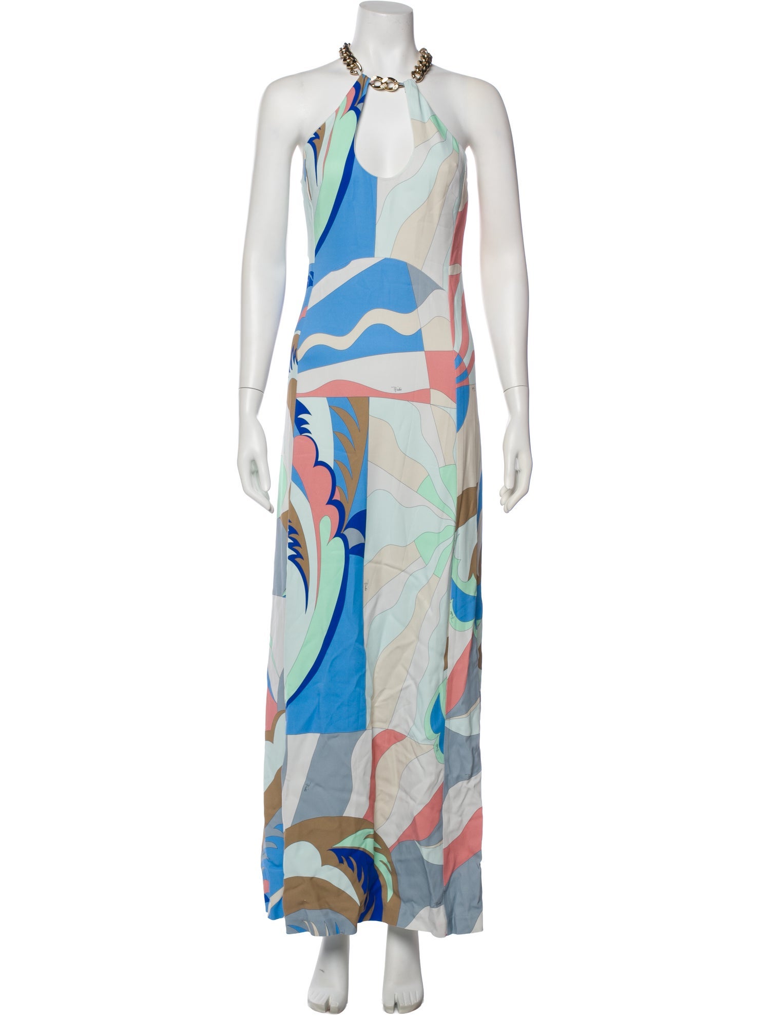 Emilio Pucci Printed Long Dress