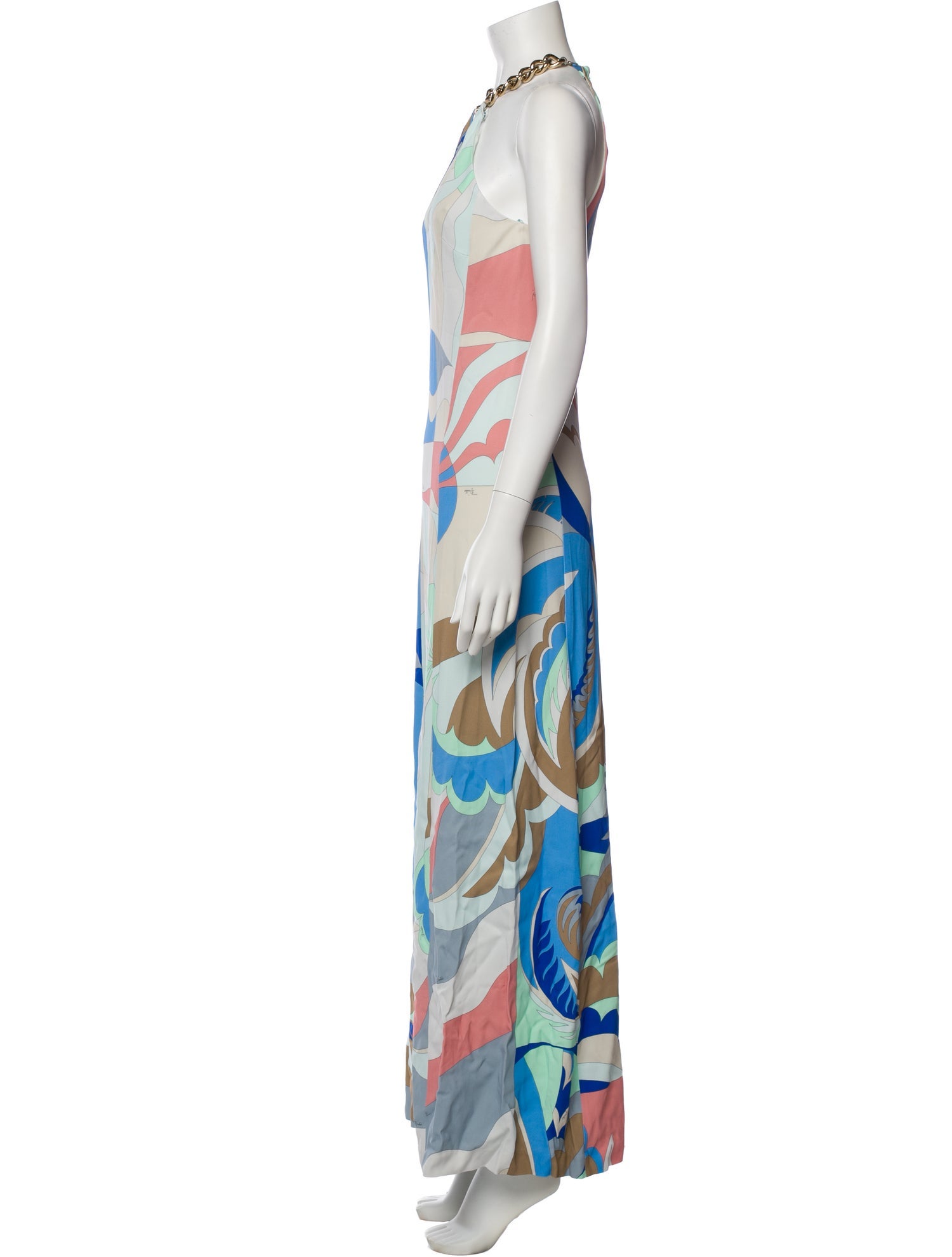 Emilio Pucci Printed Long Dress