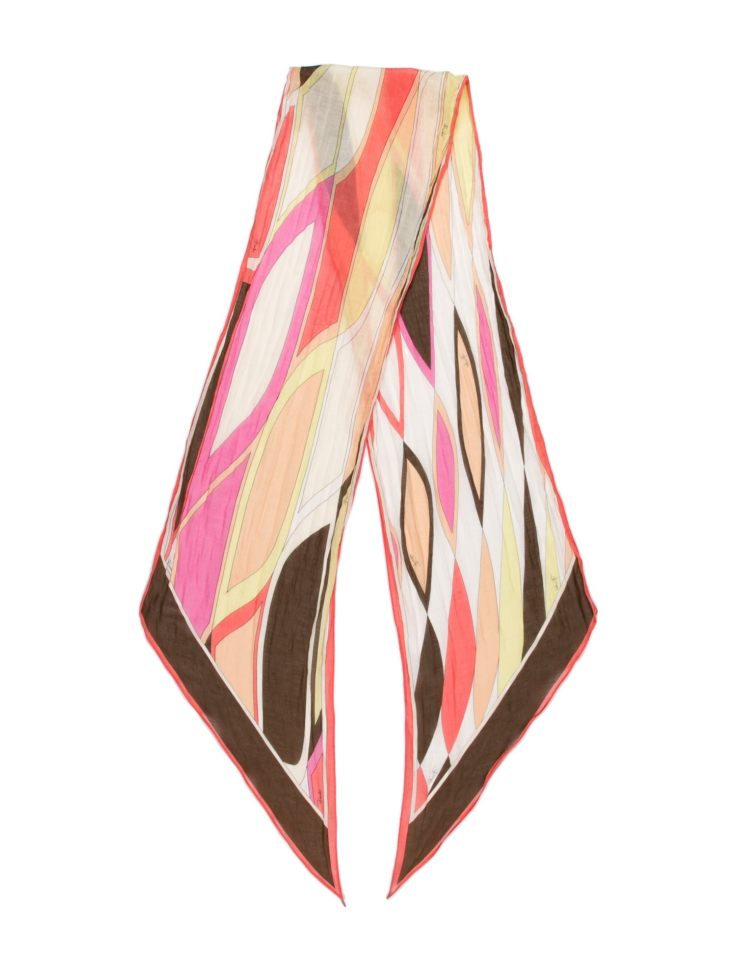 Emilio Pucci Silk Printed Scarf