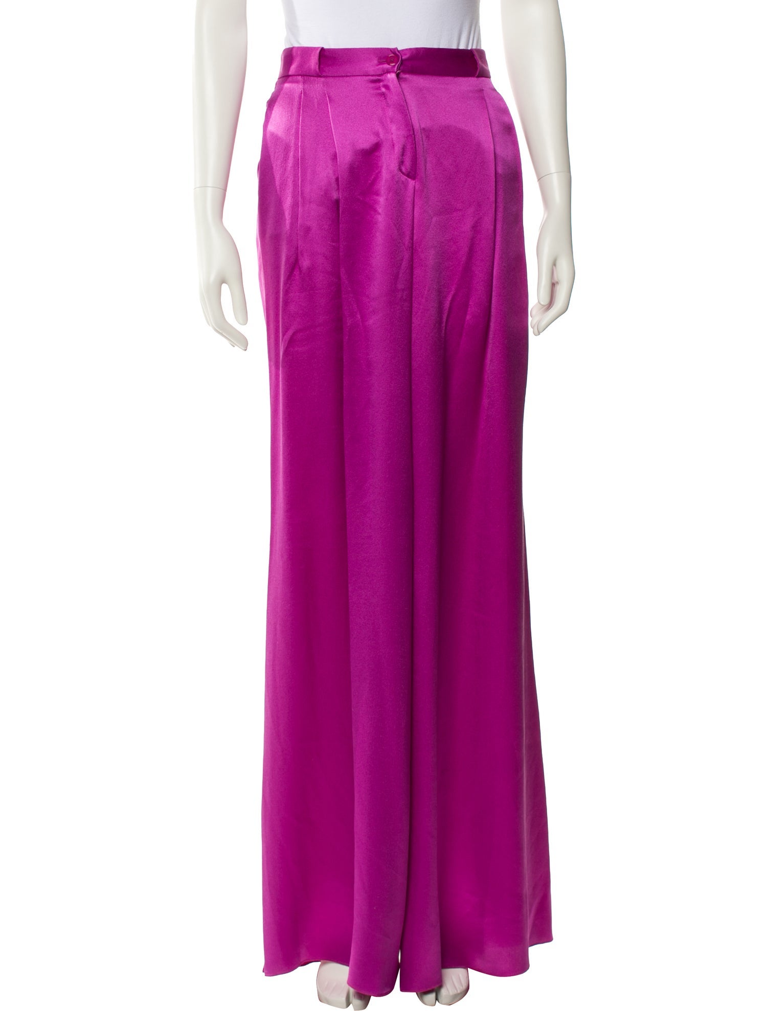 Emilio Pucci Silk Wide Leg Pants