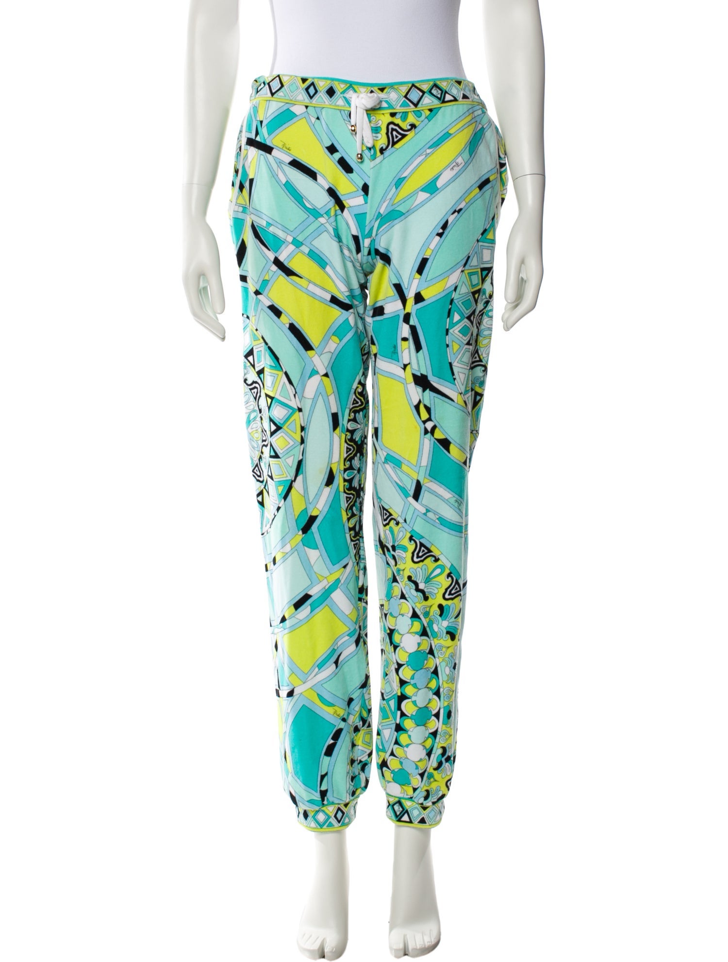 Emilio Pucci Printed Skinny Leg Pants