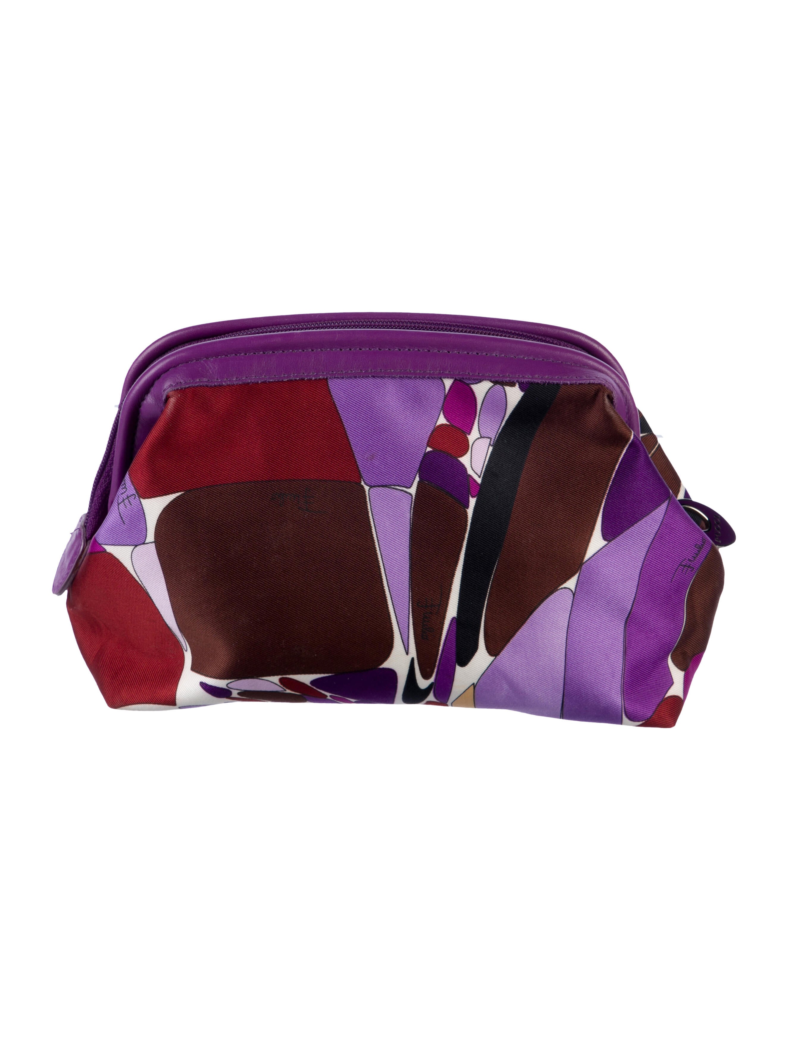 Emilio Pucci Patterned Printed Cosmetic Bag
