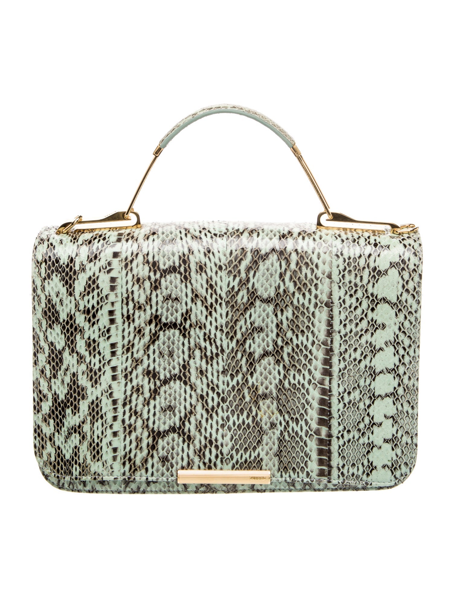 Emilio Pucci Python Top Handle Bag
