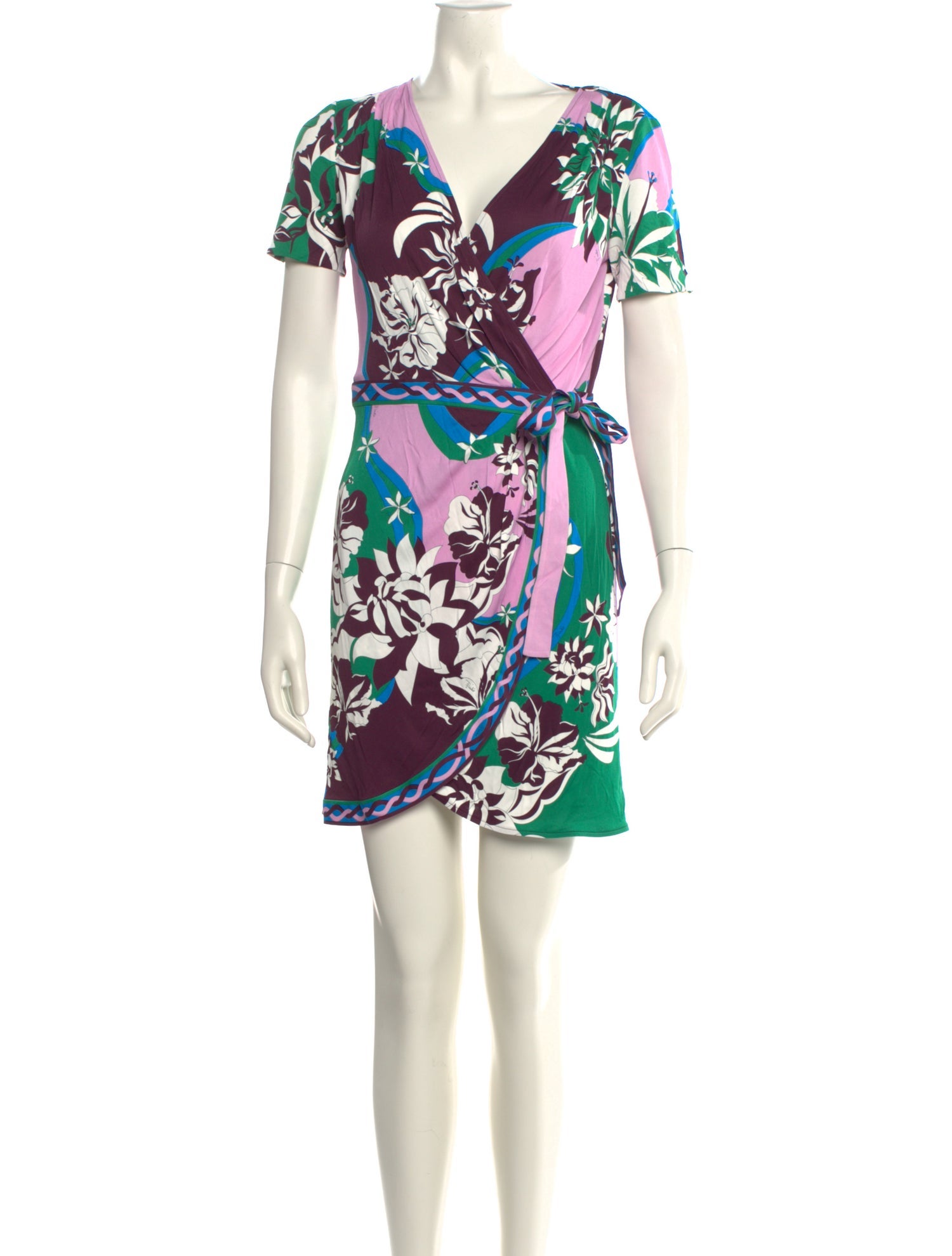 Emilio Pucci Floral Print Mini Dress