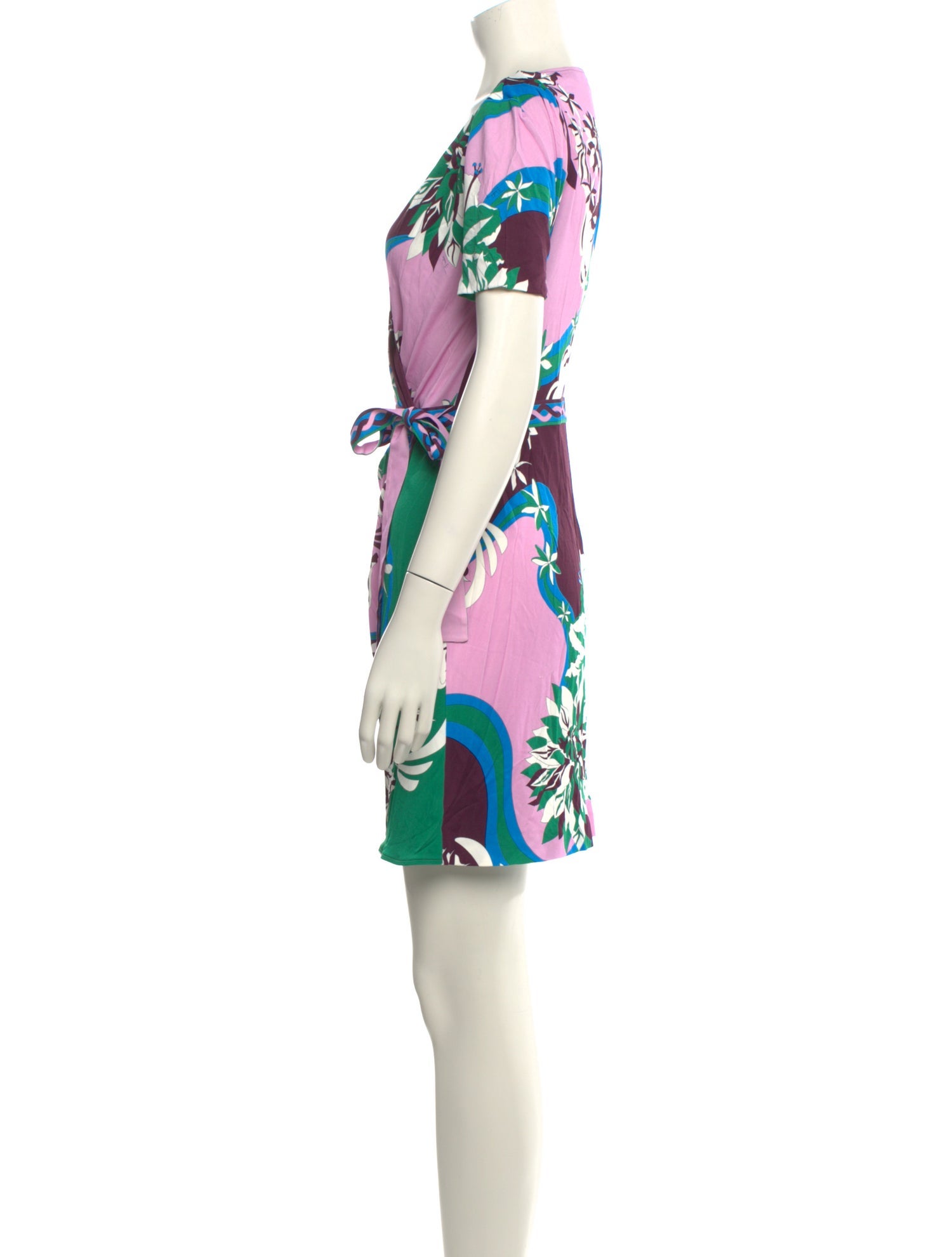 Emilio Pucci Floral Print Mini Dress