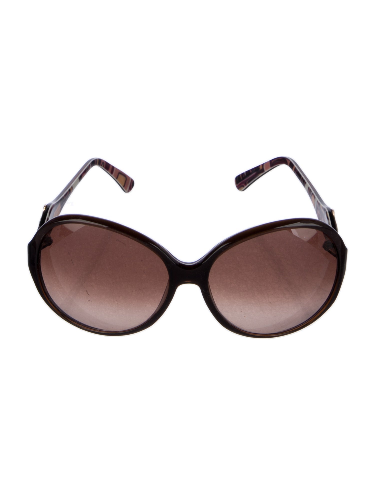 Emilio Pucci Oversize Gradient Sunglasses