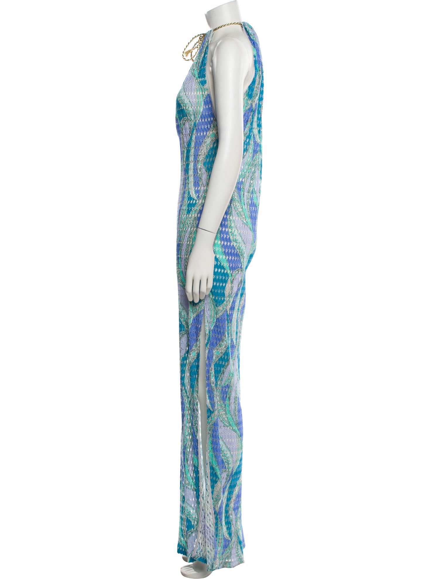 Emilio Pucci Printed Long Dress