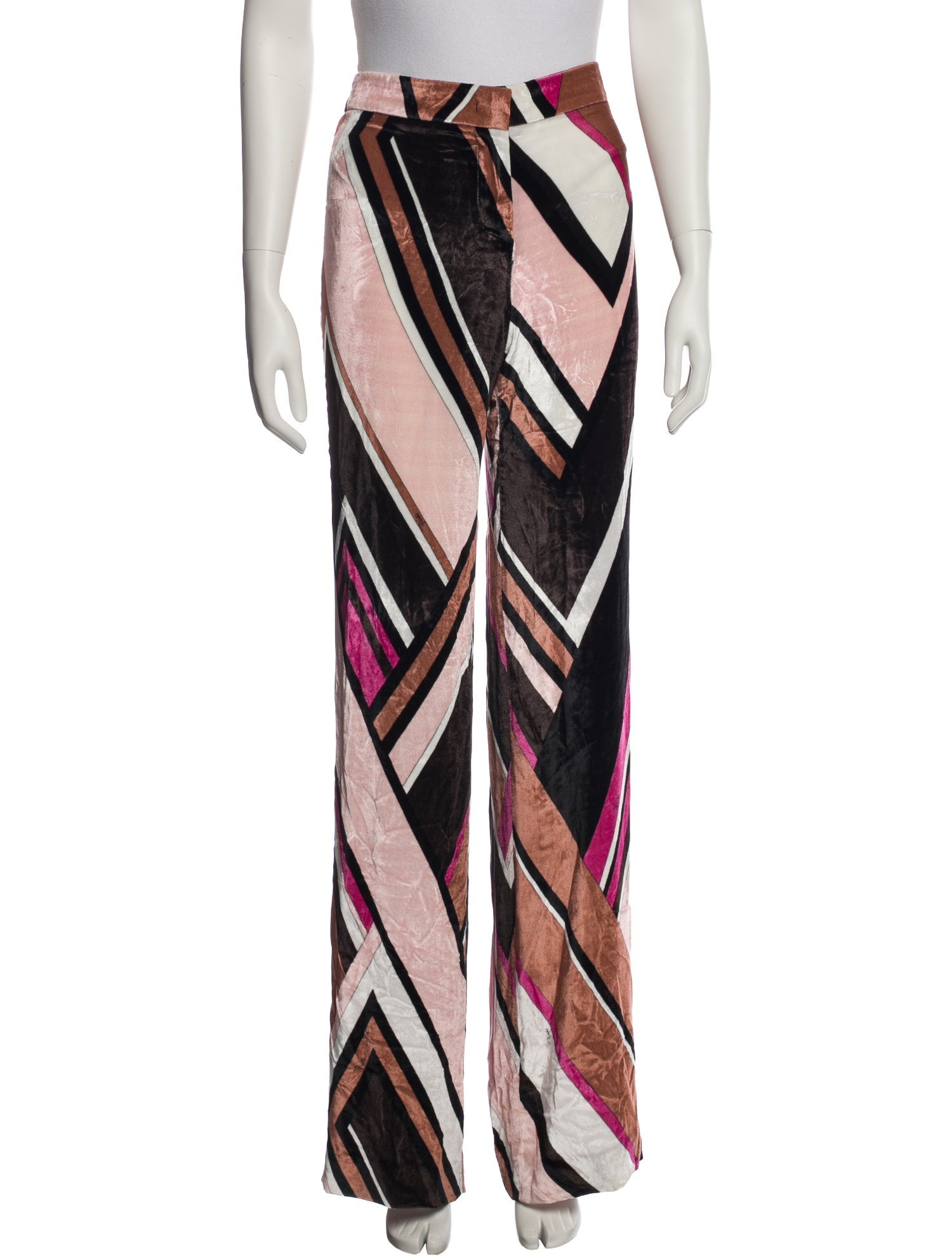 Emilio Pucci Striped Wide Leg Pants