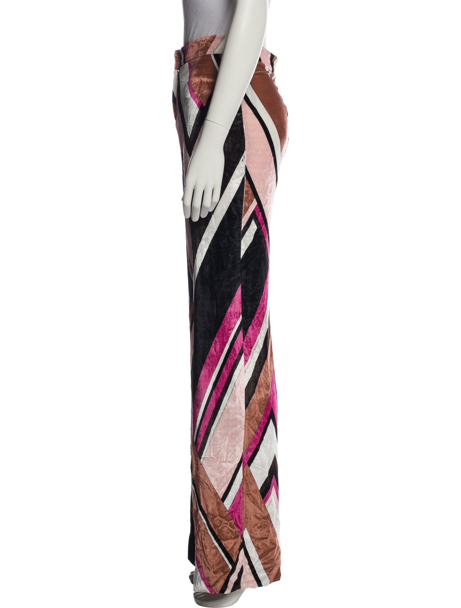 Emilio Pucci Striped Wide Leg Pants