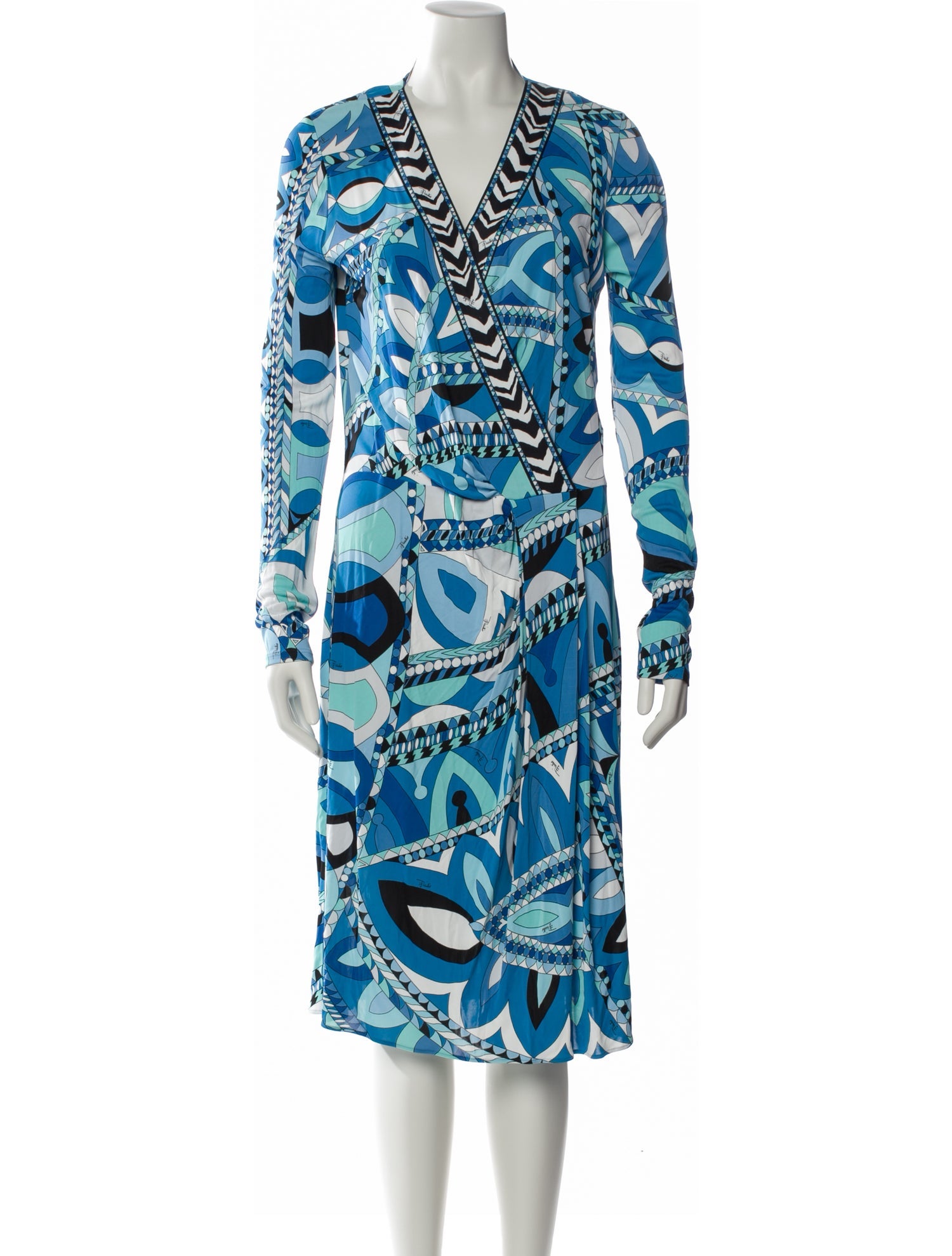 Emilio Pucci Printed Midi Length Dress