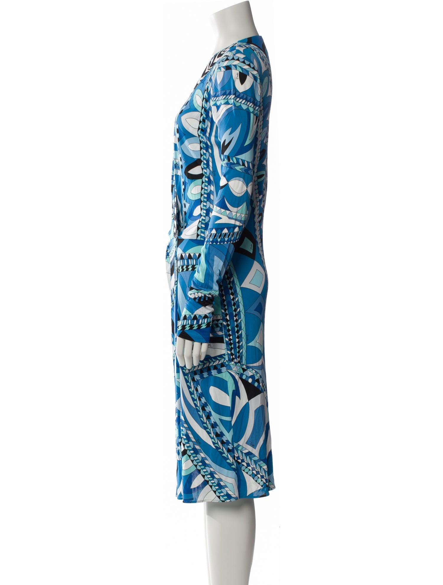 Emilio Pucci Printed Midi Length Dress